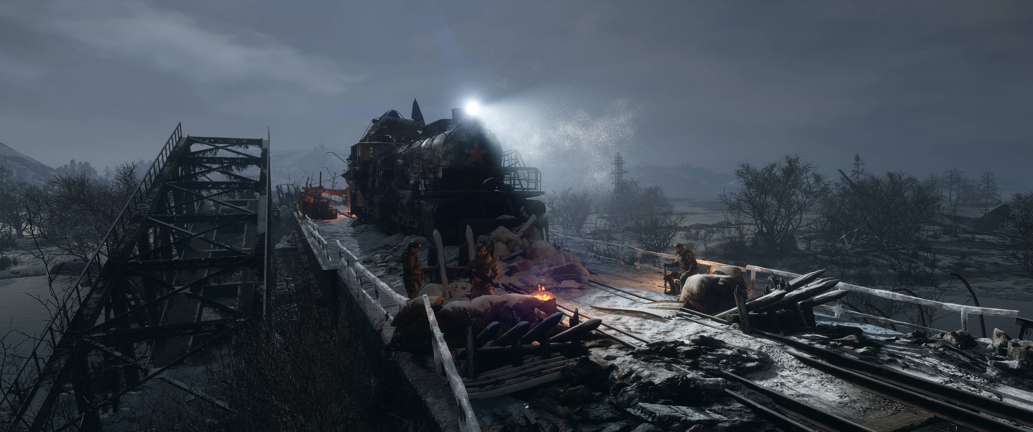 Metro Exodus Yıkık Köprü 3440x1440 Duvar Kağıdı