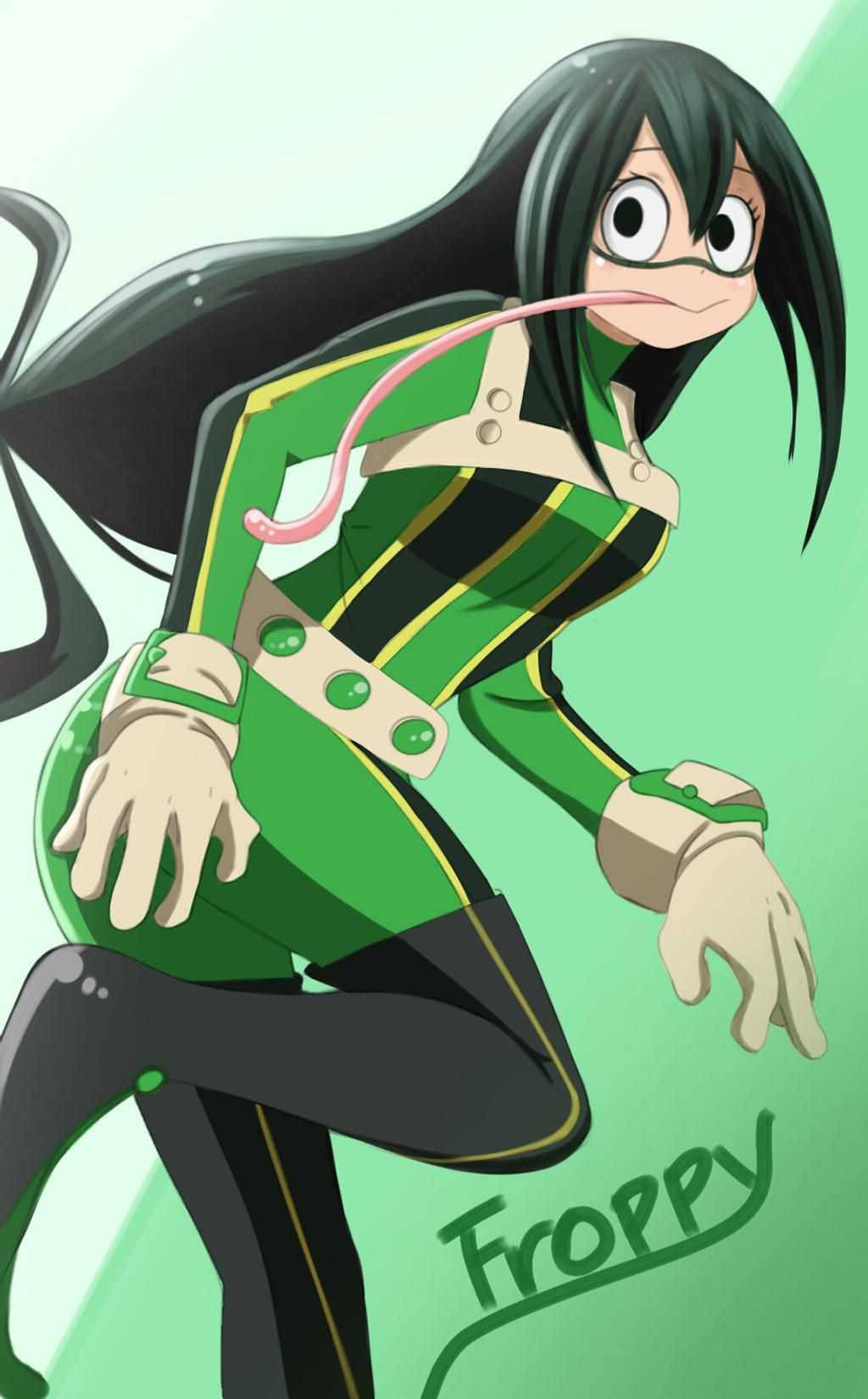 MHA'dan Froppy Kahramanı Duvar Kağıdı