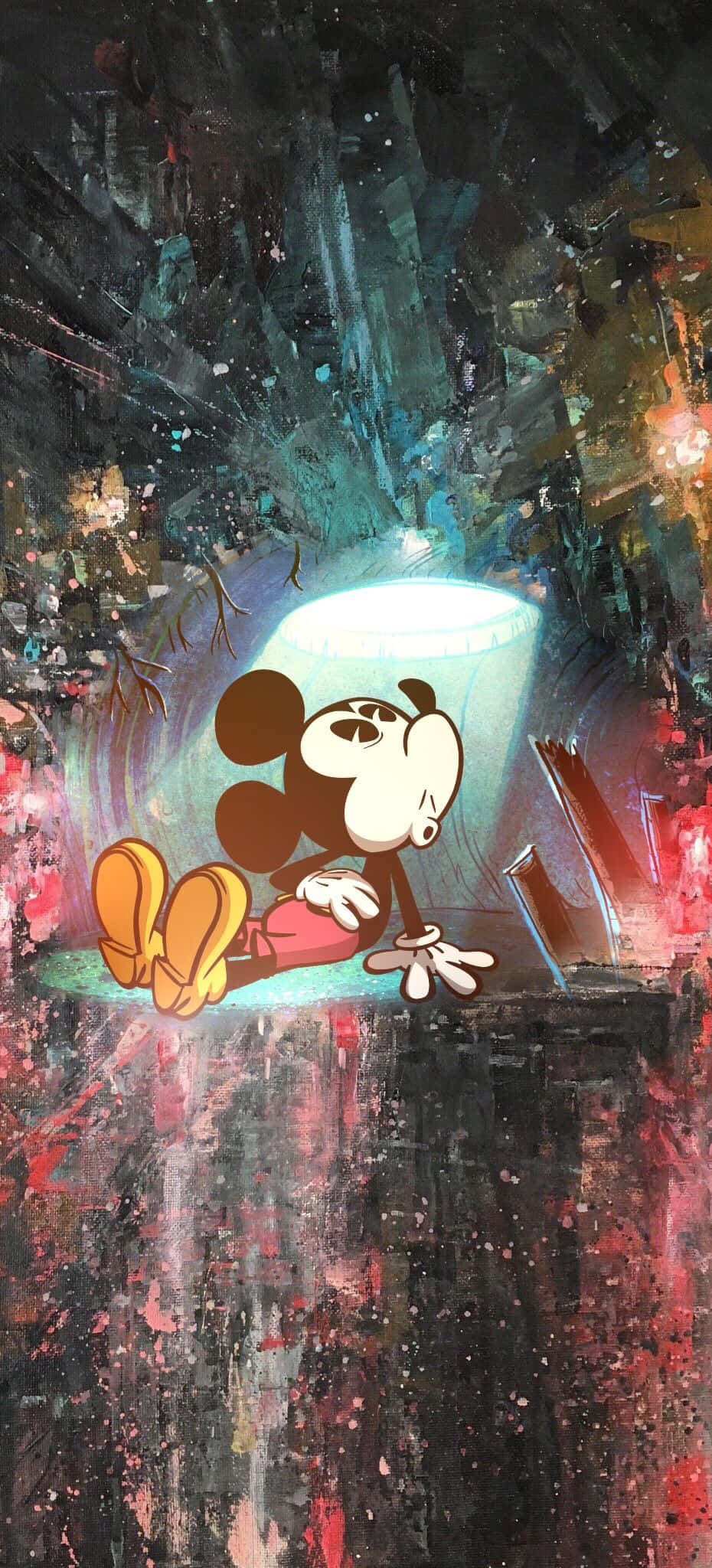Mickey ve Minnie'nin Evine Hoş Geldiniz Duvar Kağıdı