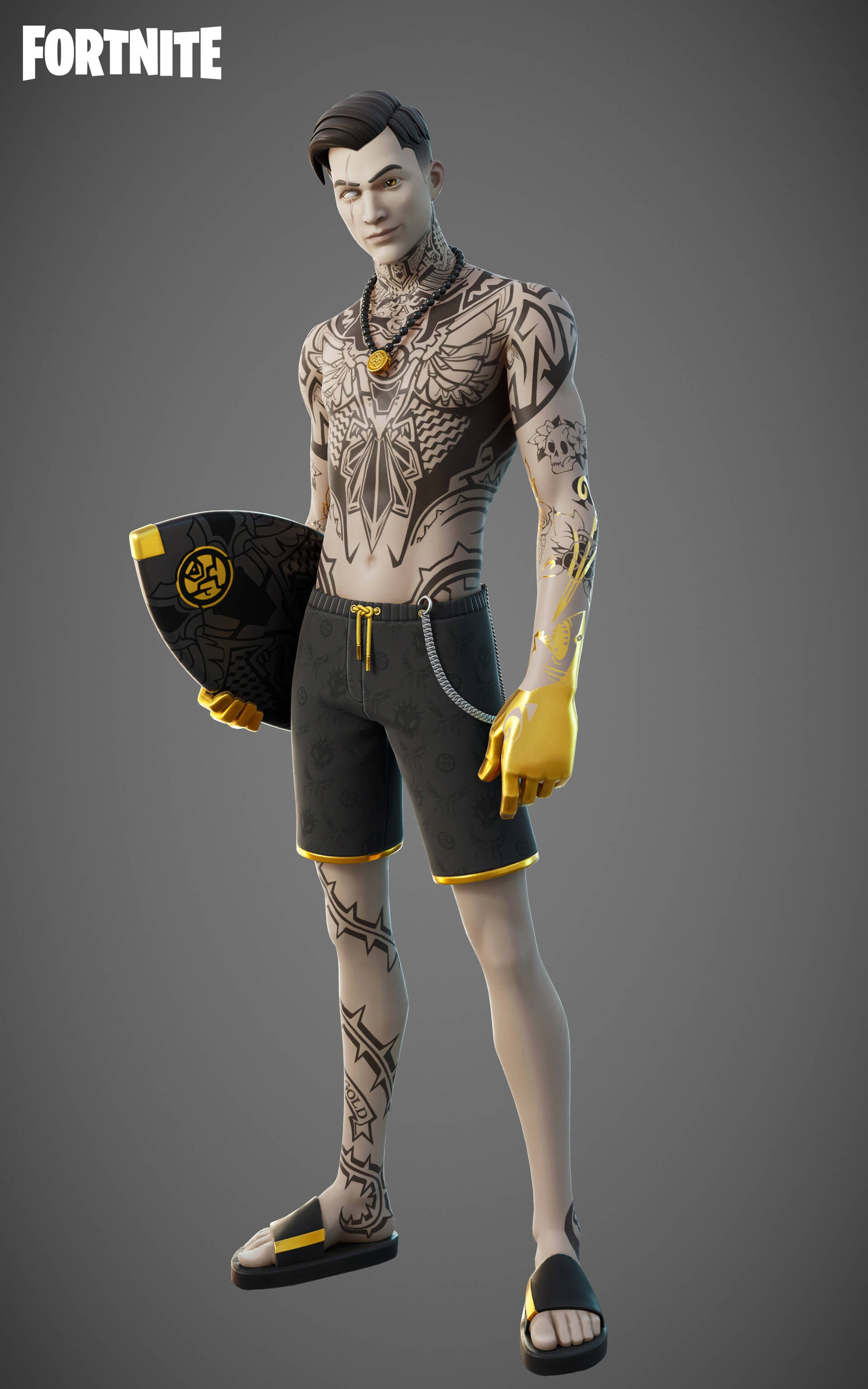 Midas Fortnite Yaz Sörfü Derisi Duvar Kağıdı