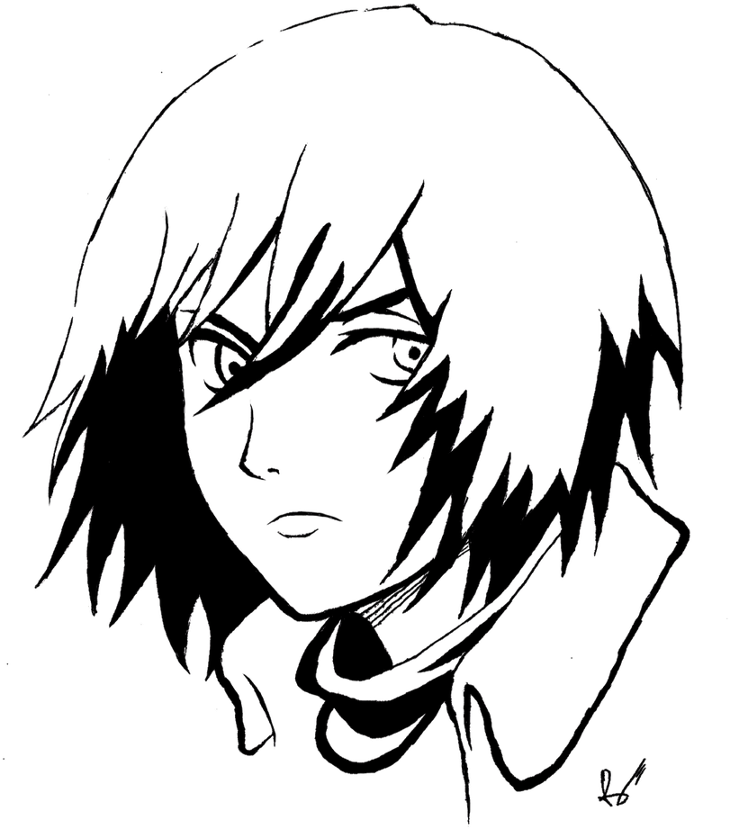 Mikasa Ackerman Karakalem Sanatı Duvar Kağıdı