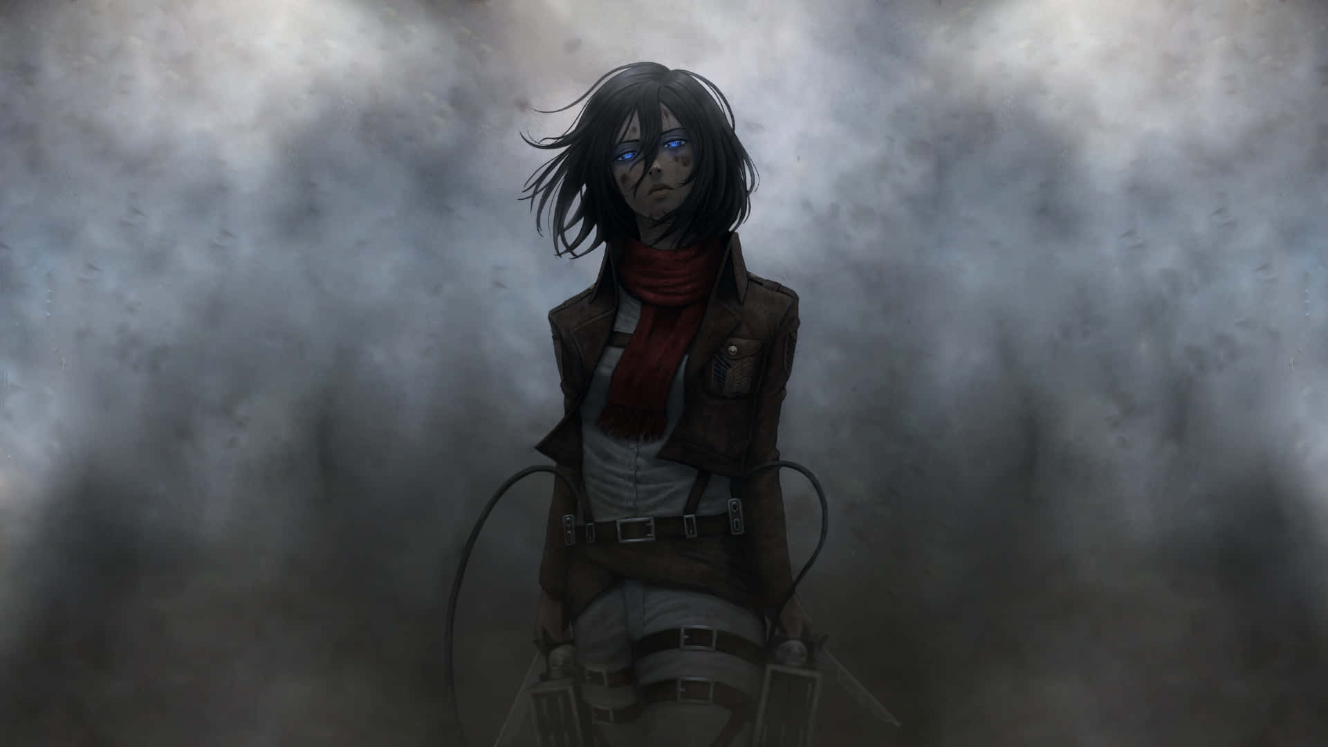 Mikasa Profil Fotoğrafı Ürkütücü Duvar Kağıdı