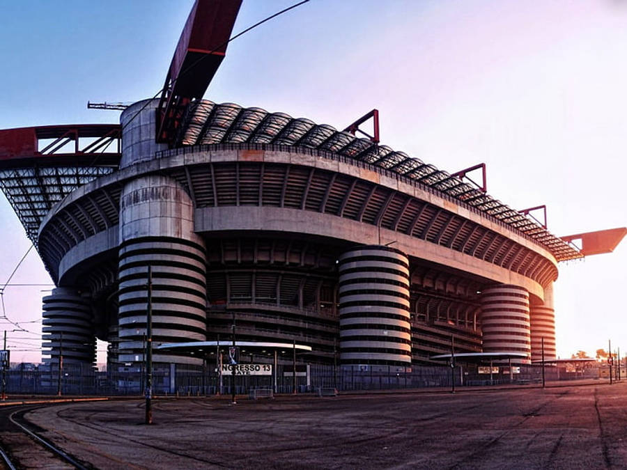 Milano'daki San Siro Stadyumu Duvar Kağıdı