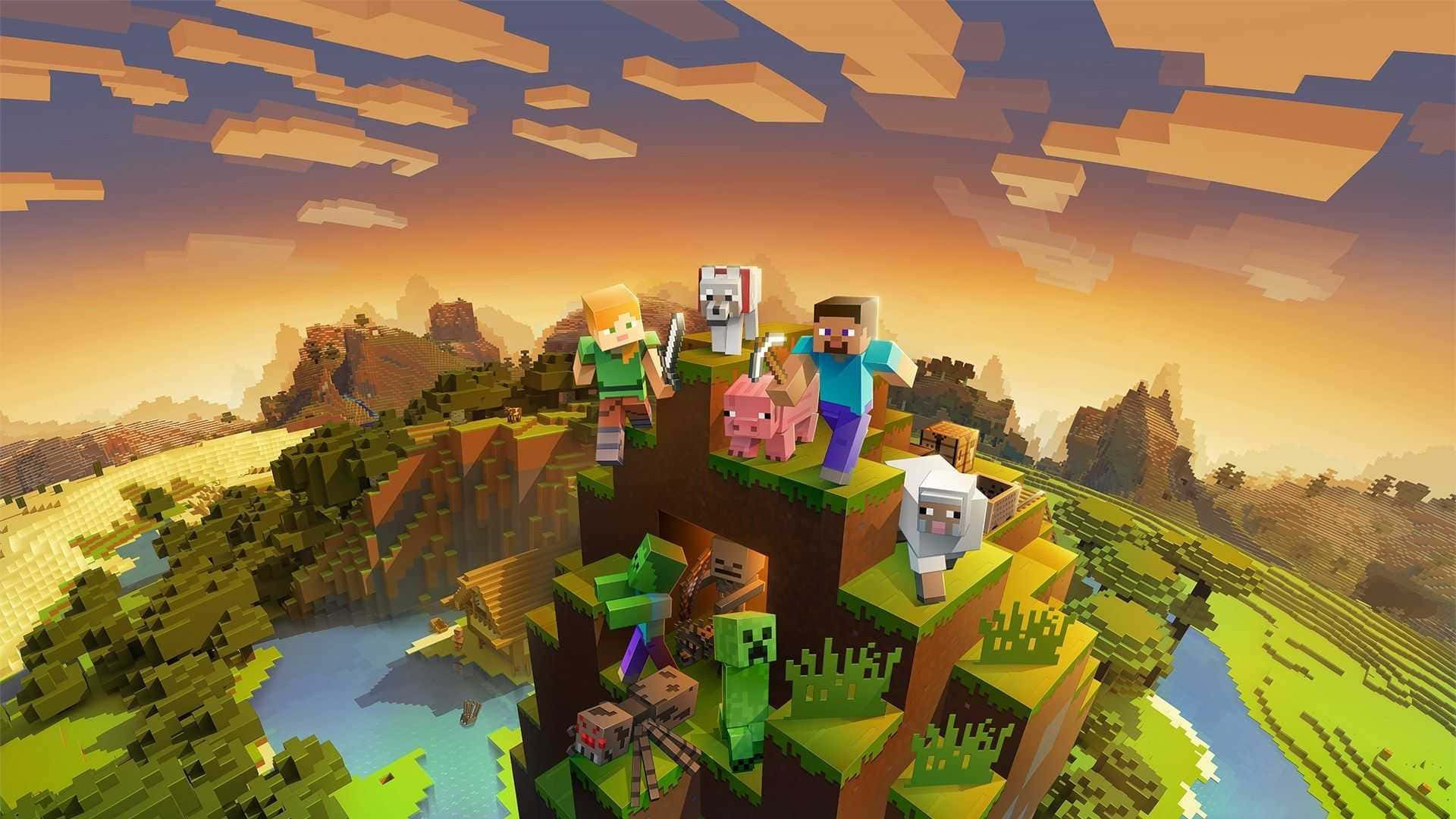 Minecraft Arka Planı Duvar Kağıdı
