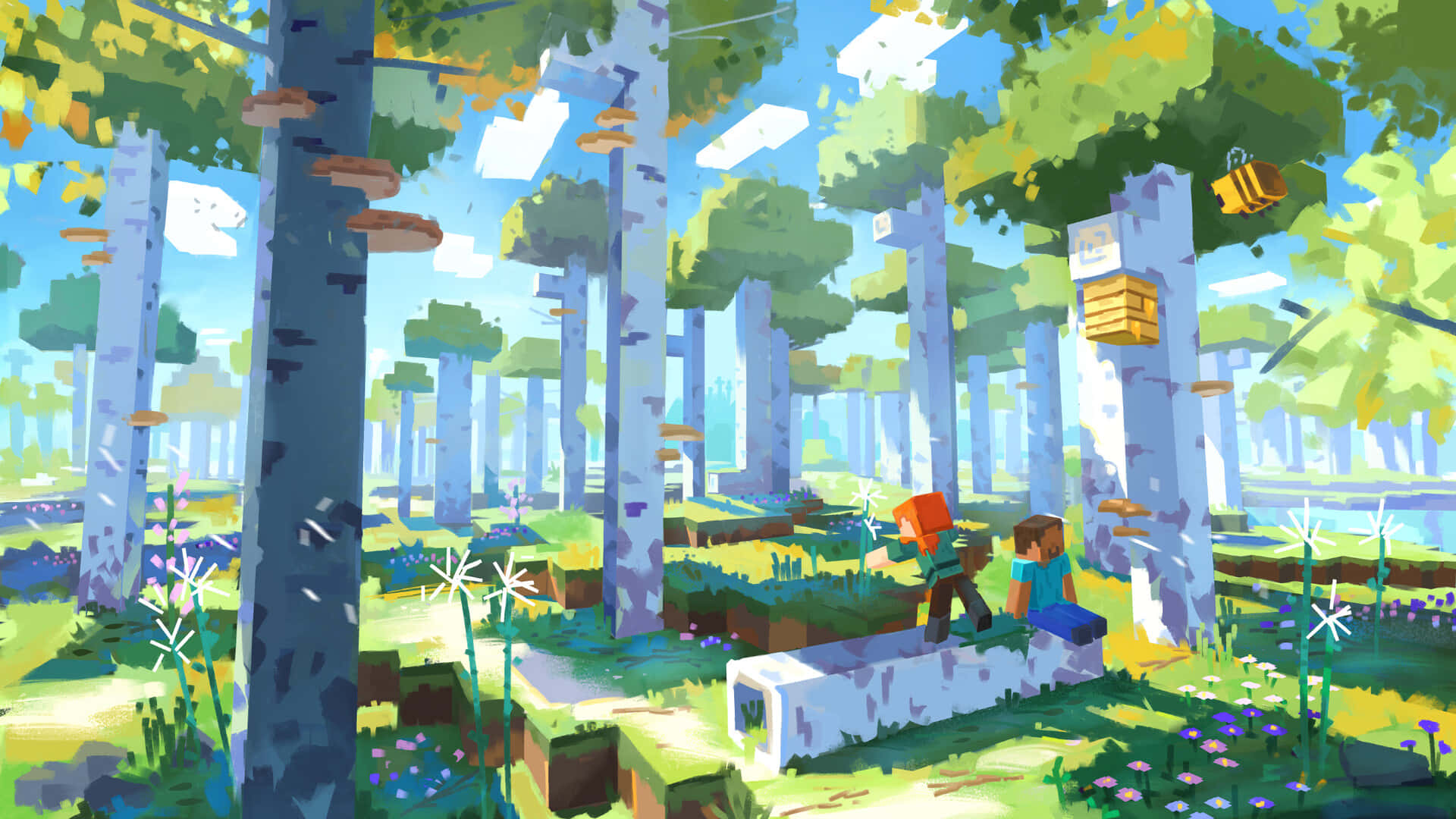 Minecraft Arka Planı Duvar Kağıdı