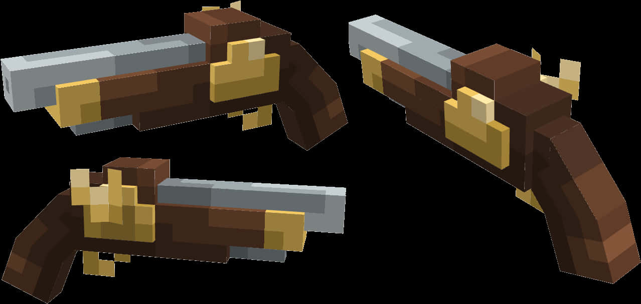 Minecraft Blaster Model Görünümleri Duvar Kağıdı