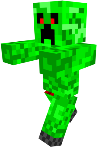 Minecraft Creeper Karakter Modeli Duvar Kağıdı