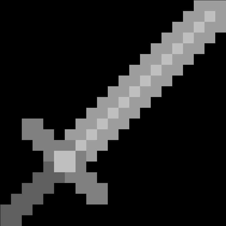 Minecraft Demir Kılıç Grafiği Duvar Kağıdı