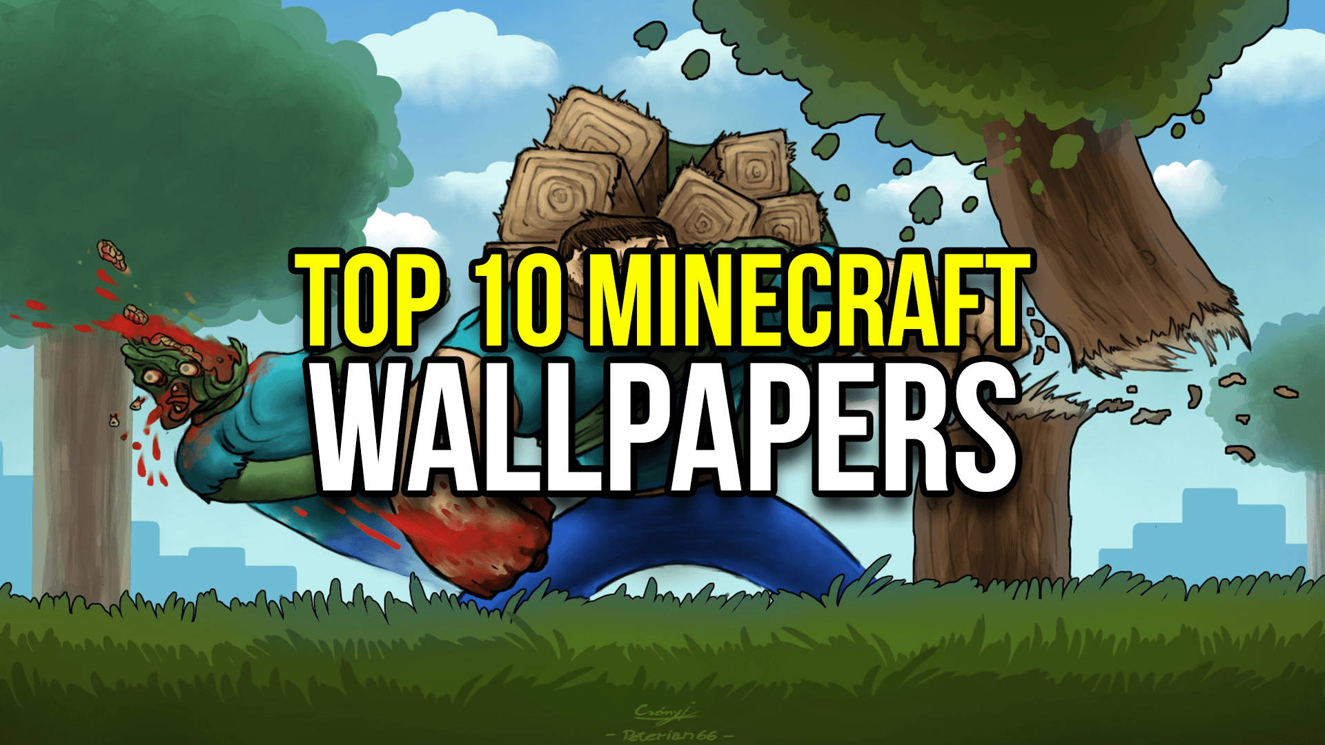 Minecraft dünyasının derinliklerine inmek Duvar Kağıdı