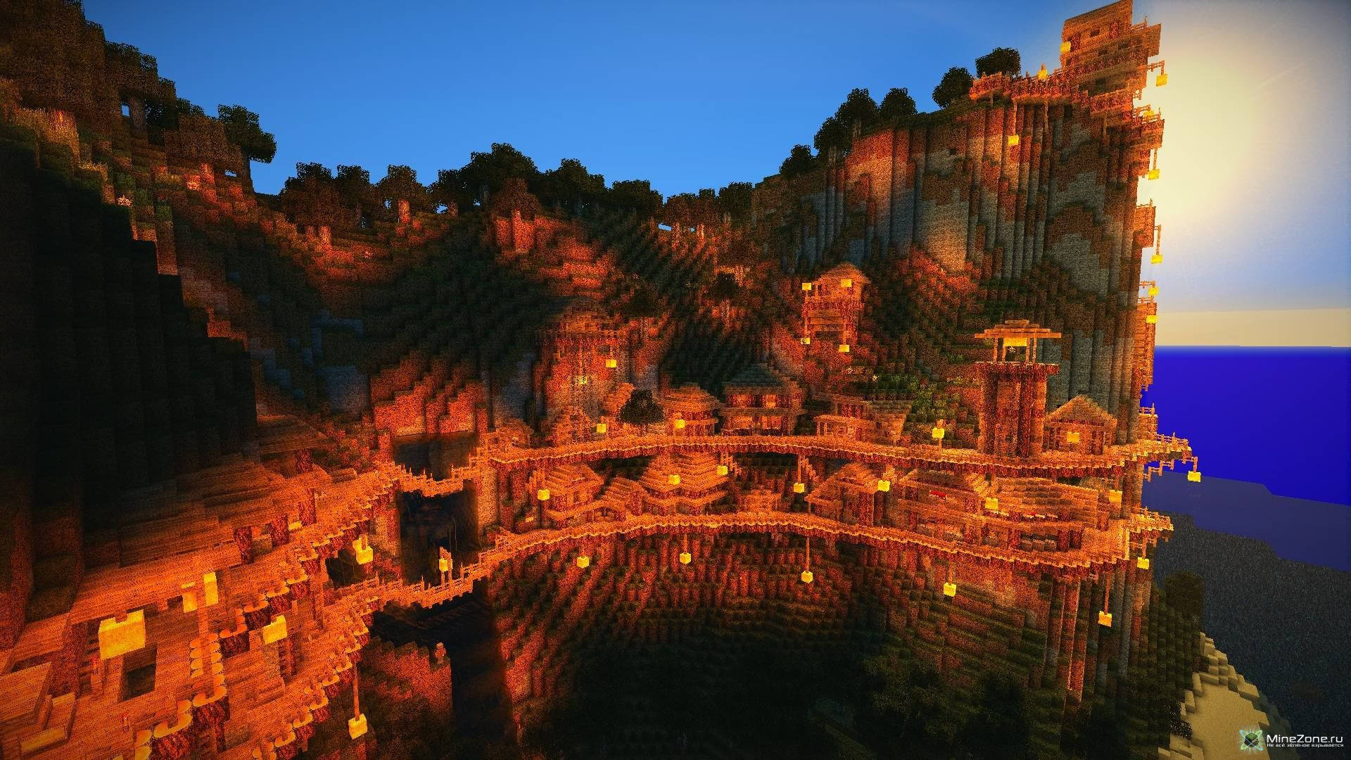 Minecraft Estetik Kahverengi Kale Duvar Kağıdı