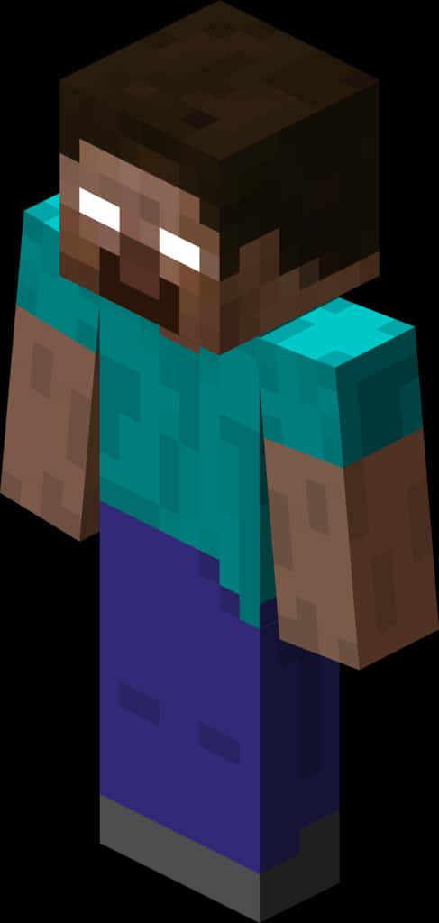 Minecraft Herobrine Karakter Görselleştirmesi Duvar Kağıdı