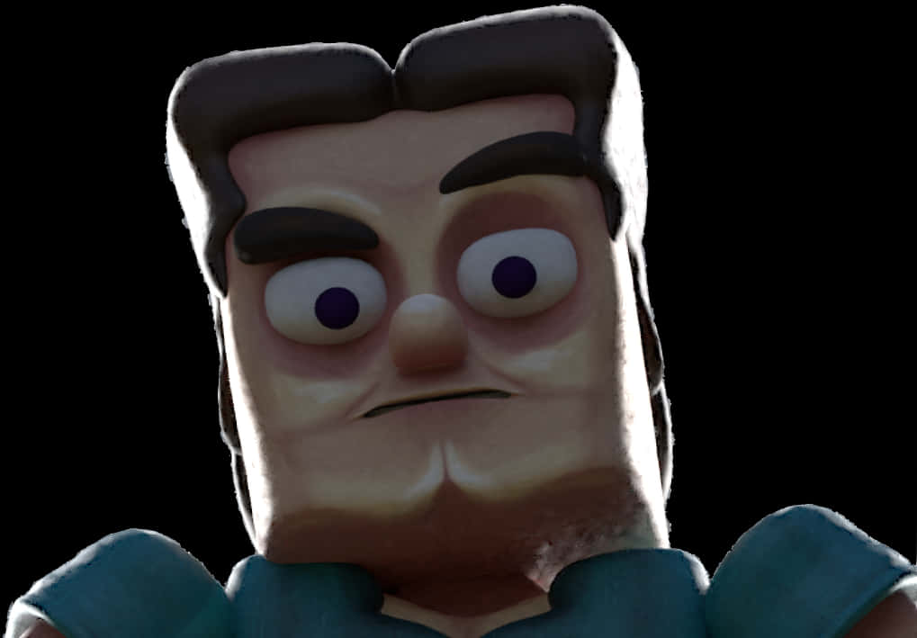 Minecraft Karakteri Yakın Çekim Duvar Kağıdı