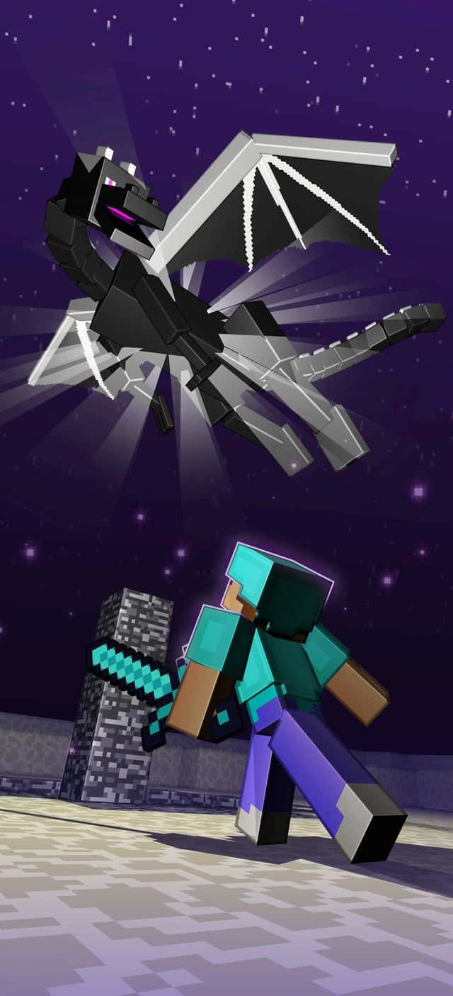 Minecraft Karakterleri Macera Sevgisini Temsil Ediyor Duvar Kağıdı