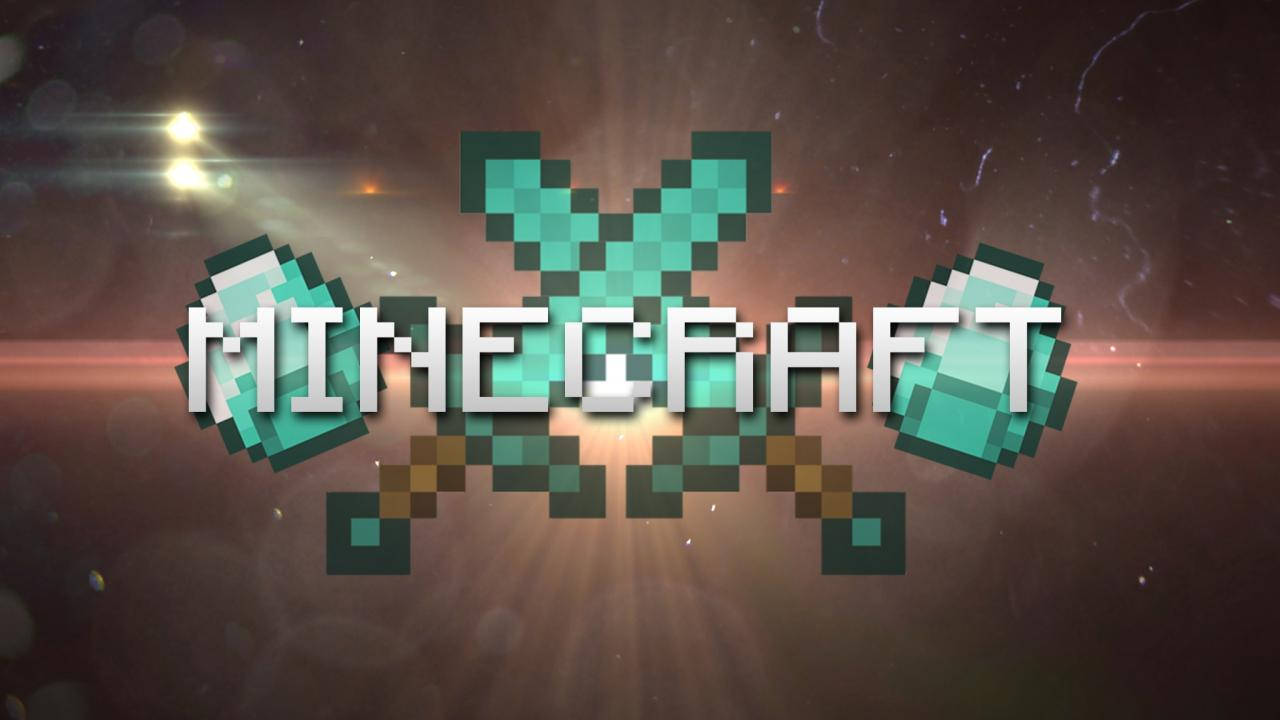 Minecraft Kılıçları ve Elmasları Duvar Kağıdı