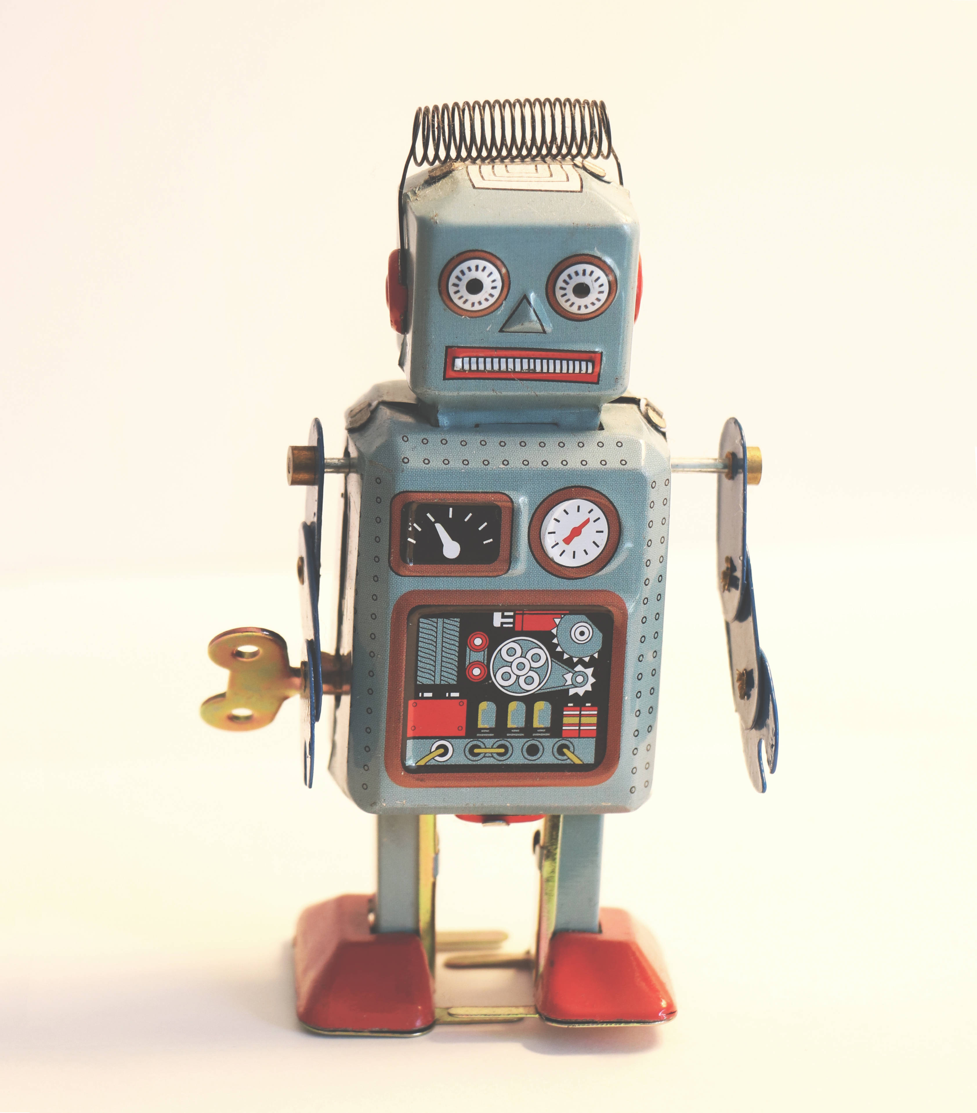 Miniatür Vintage Robot Duvar Kağıdı