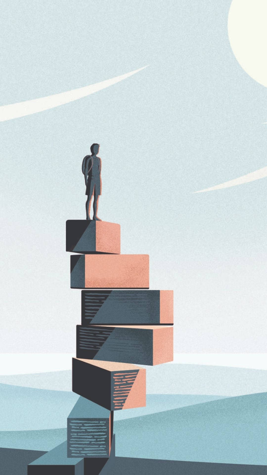 Minimal Sanat Tasarımı Duvar Kağıdı