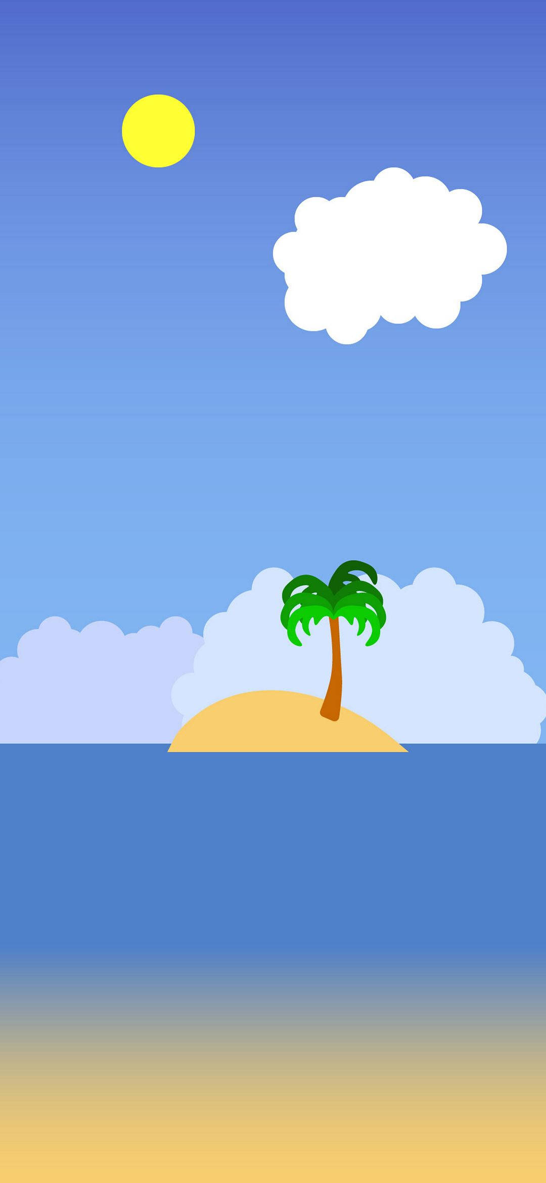 Minimalist Ada Duvar Kağıdı