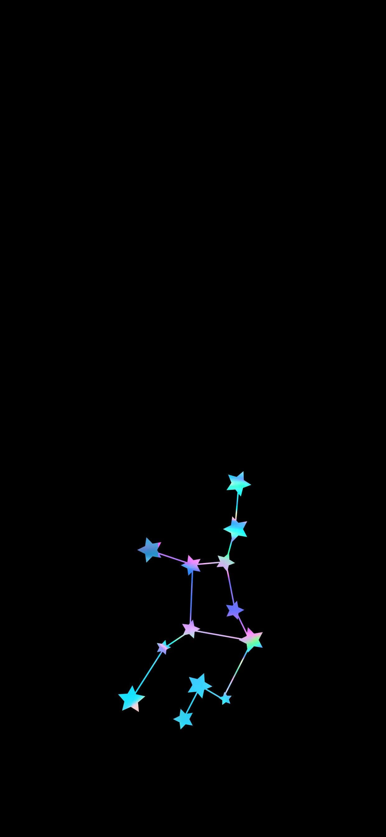 Minimalist Başak Burcu Astroloji iPhone Duvar Kağıdı
