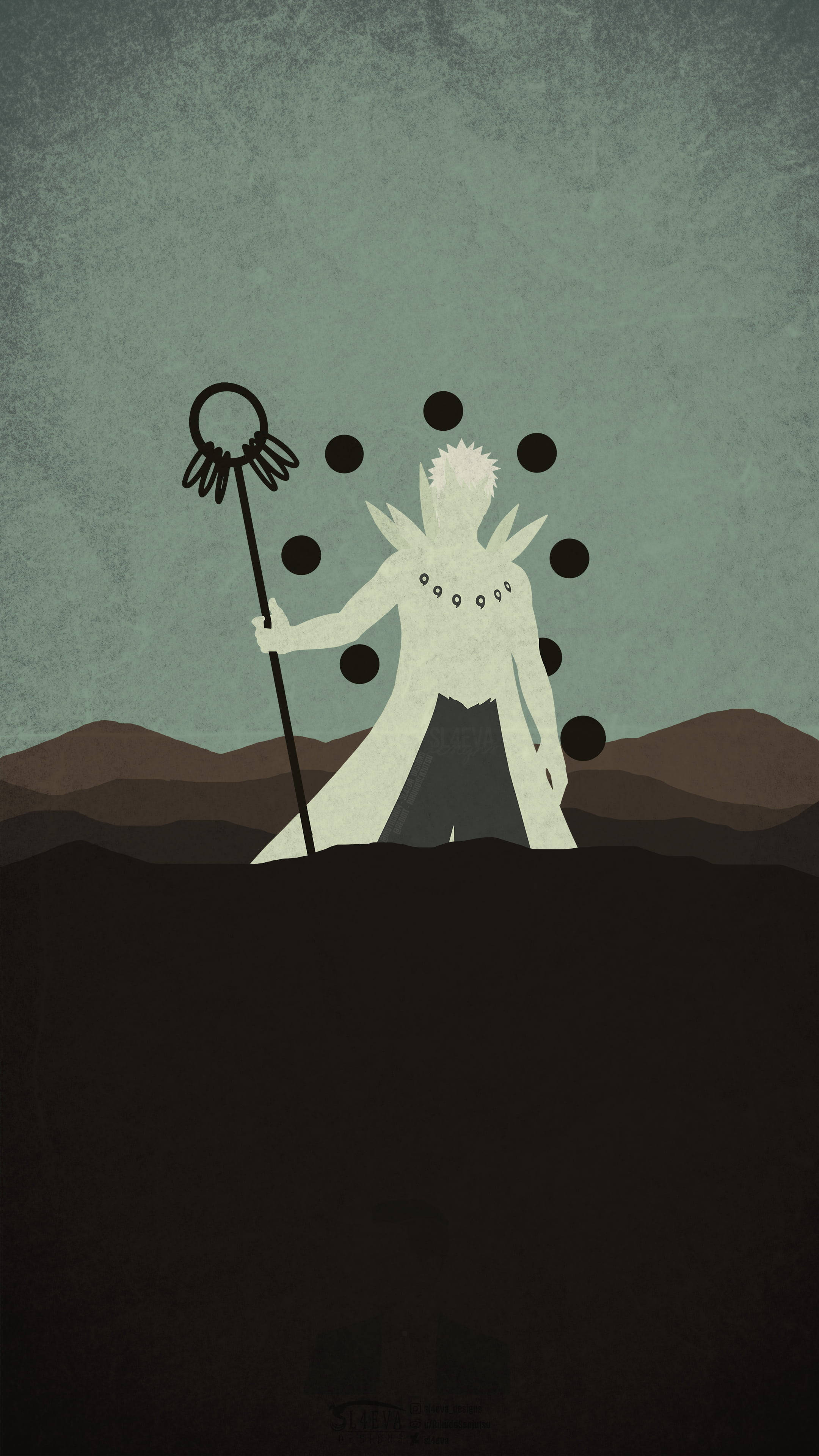 Minimalist Bilge Obito Uchiha 4K Duvar Kağıdı