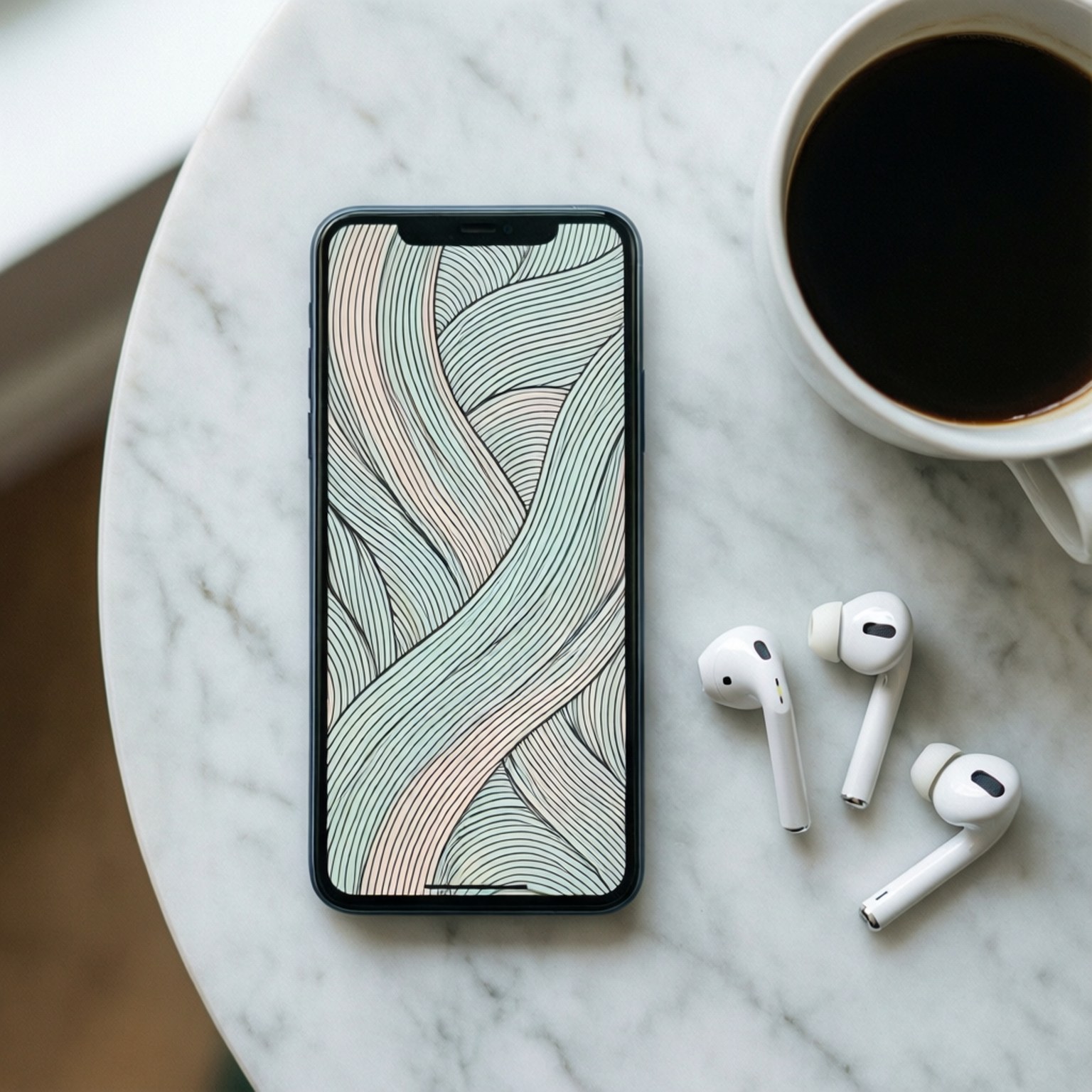 Minimalist Çalışma Alanı Duvar Kağıdı