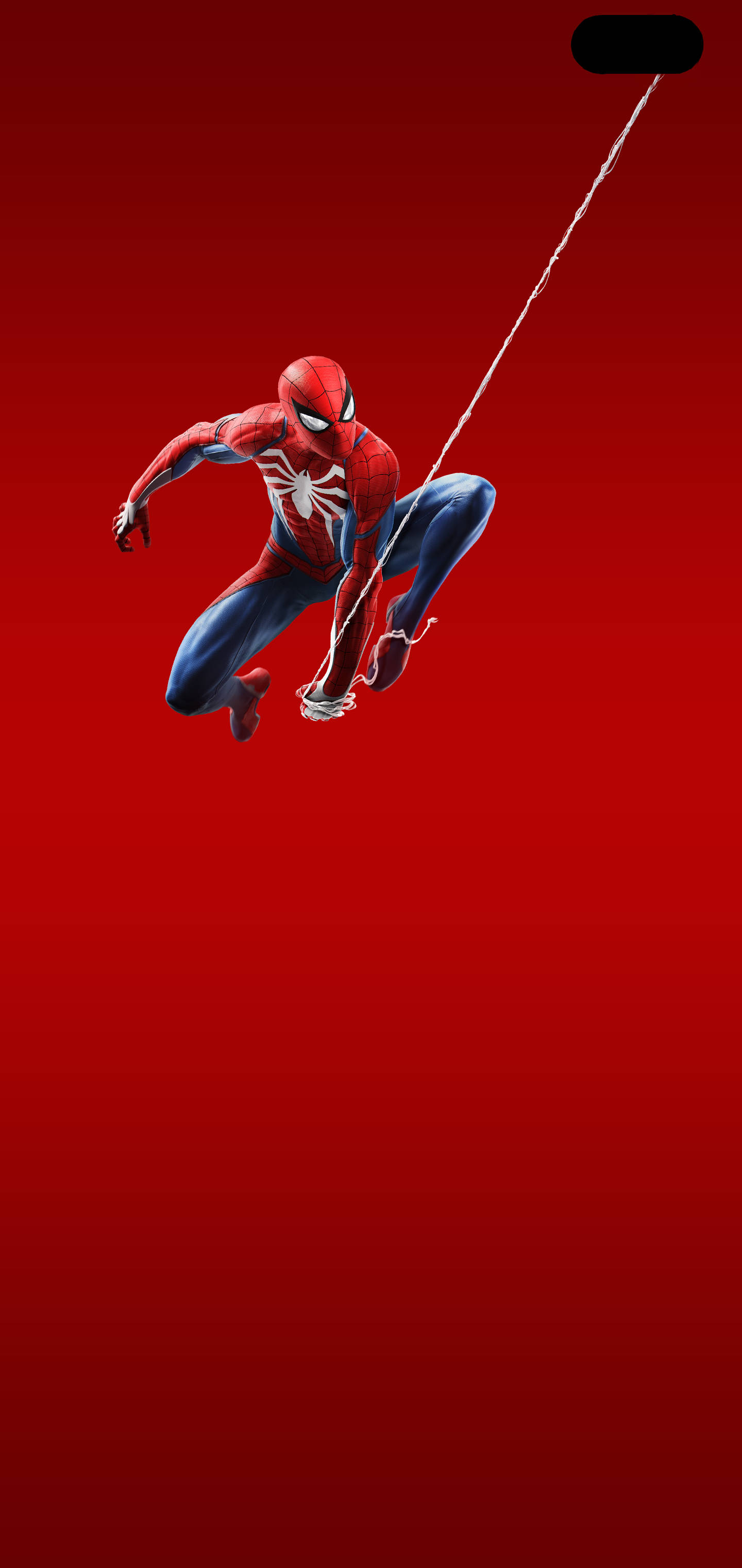 Minimalist Galaxy S10 Plus Örümcek-Adam Duvar Kağıdı