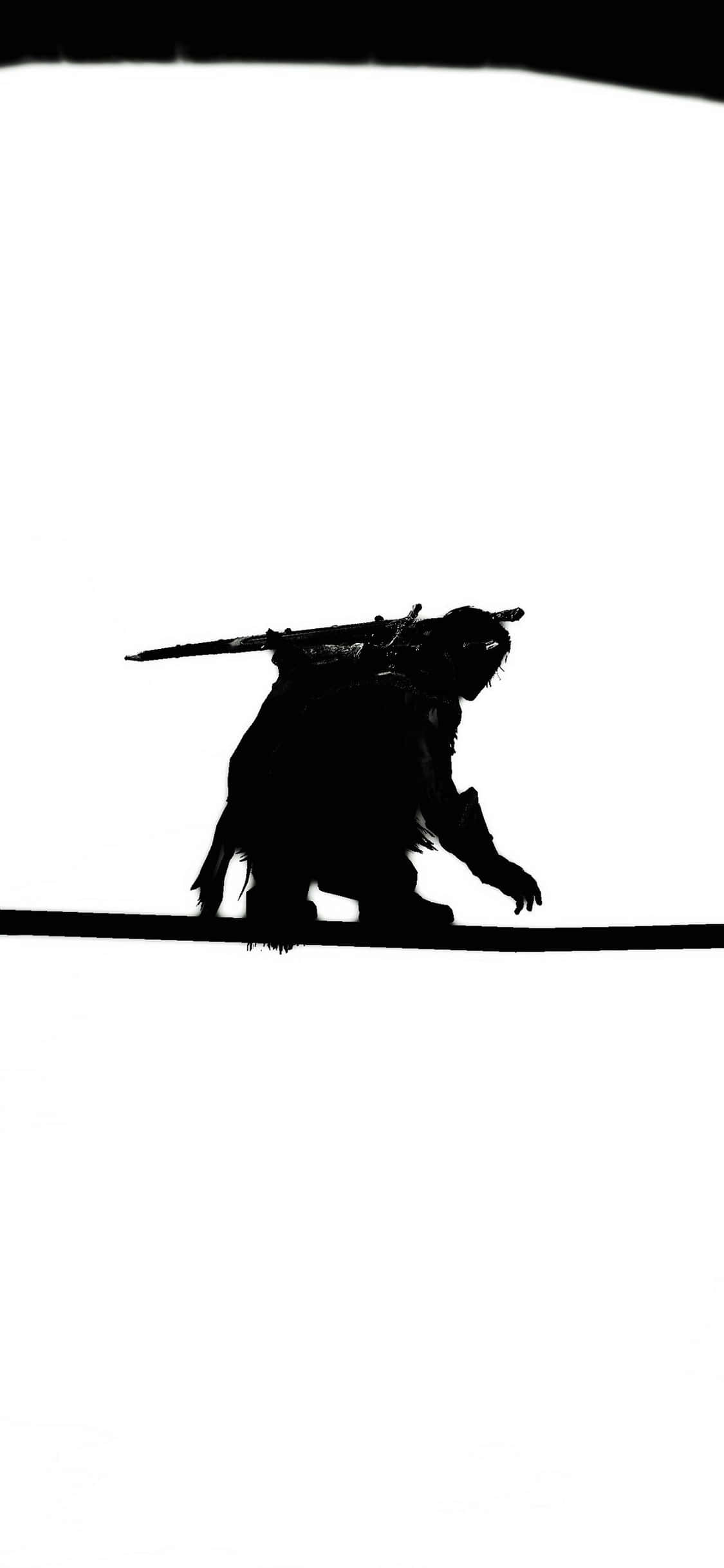 Minimalist iPhone X Shadow Of Mordor Duvar Kağıdı