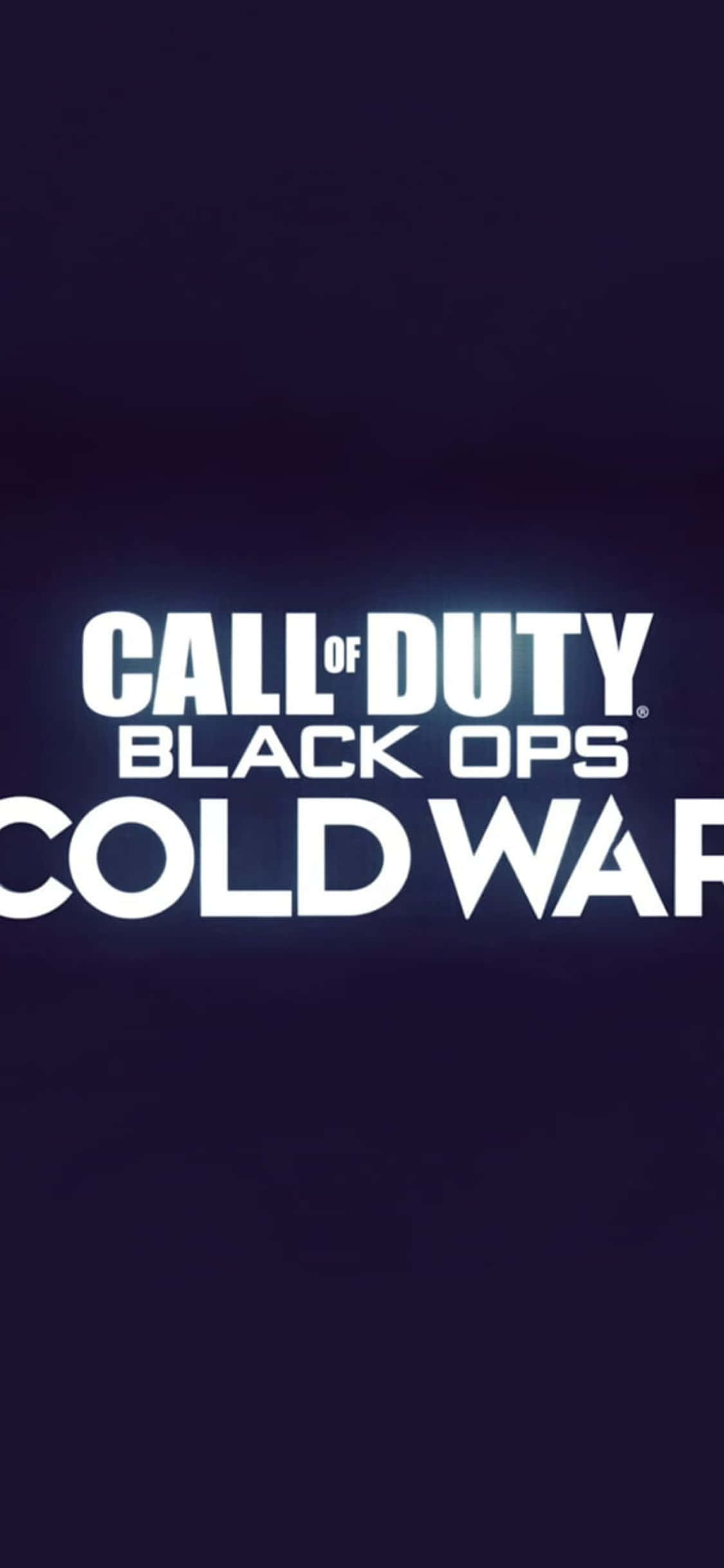 Minimalist iPhone X Call Of Duty Black Ops Cold War Arkaplanı Duvar Kağıdı