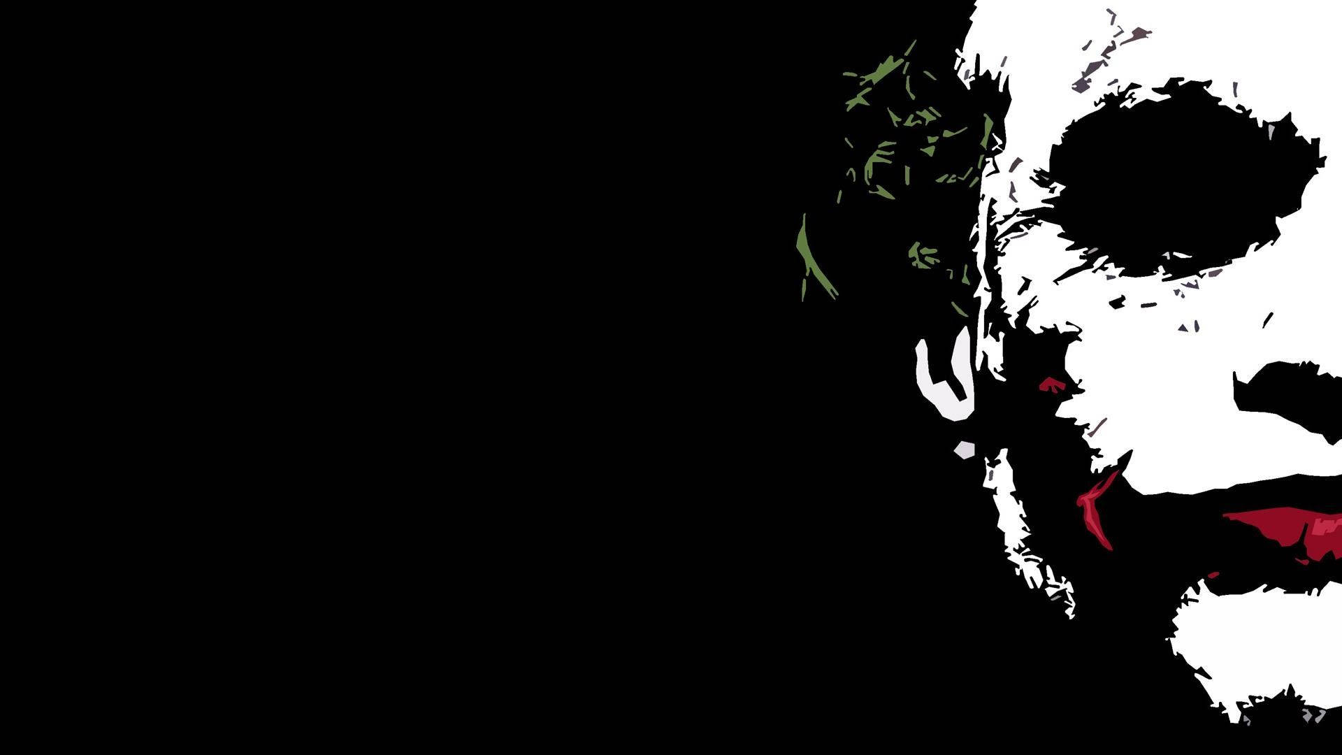 Minimalist Joker Sanatı Duvar Kağıdı