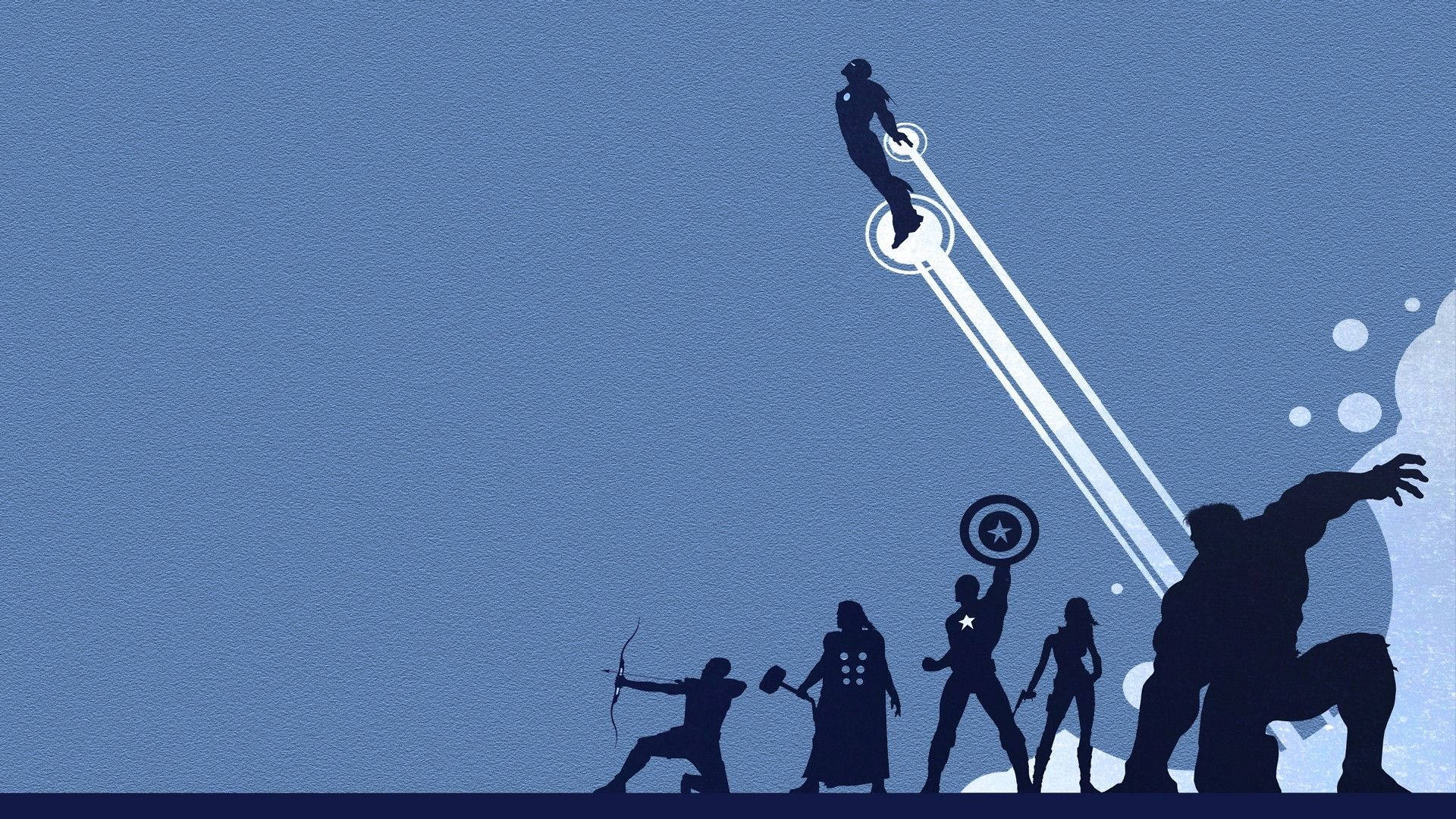 Minimalist Marvel süper kahramanları Duvar Kağıdı
