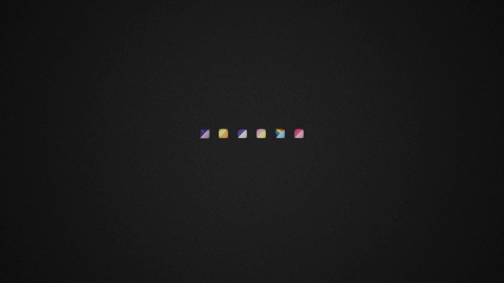 Minimalist Masaüstü Gradyan Simgeleri Duvar Kağıdı