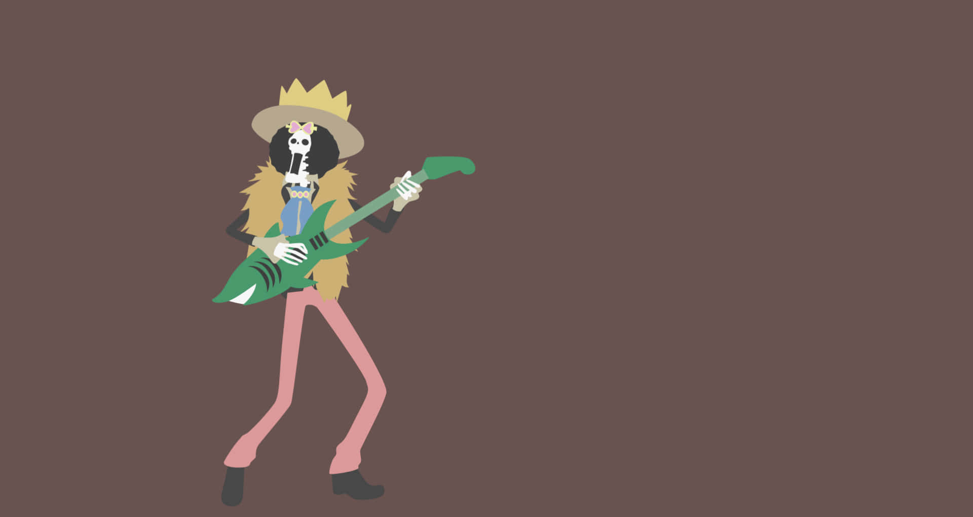 Minimalist One Piece Ruh Kralı Brook Duvar Kağıdı