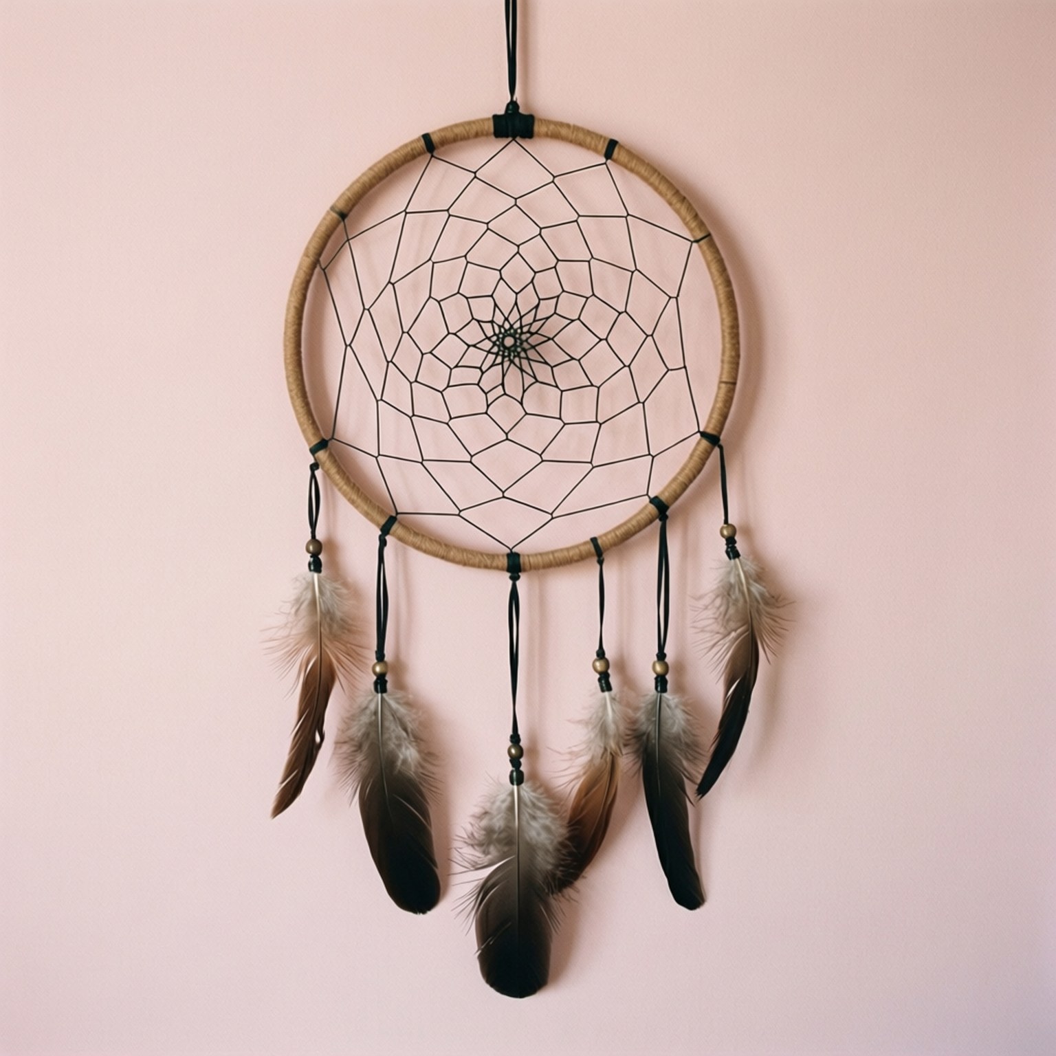 Minimalist Pastel Rüya Yakalayıcı Duvar Kağıdı