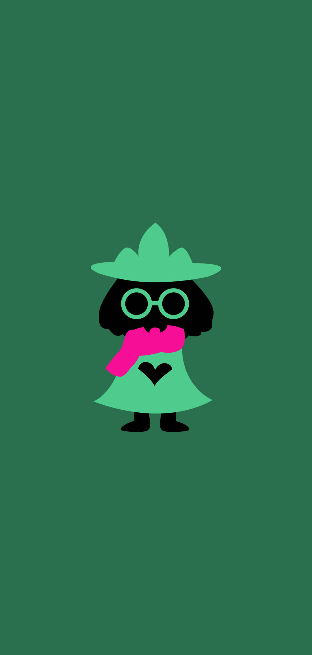 Minimalist Ralsei Duvar Kağıdı
