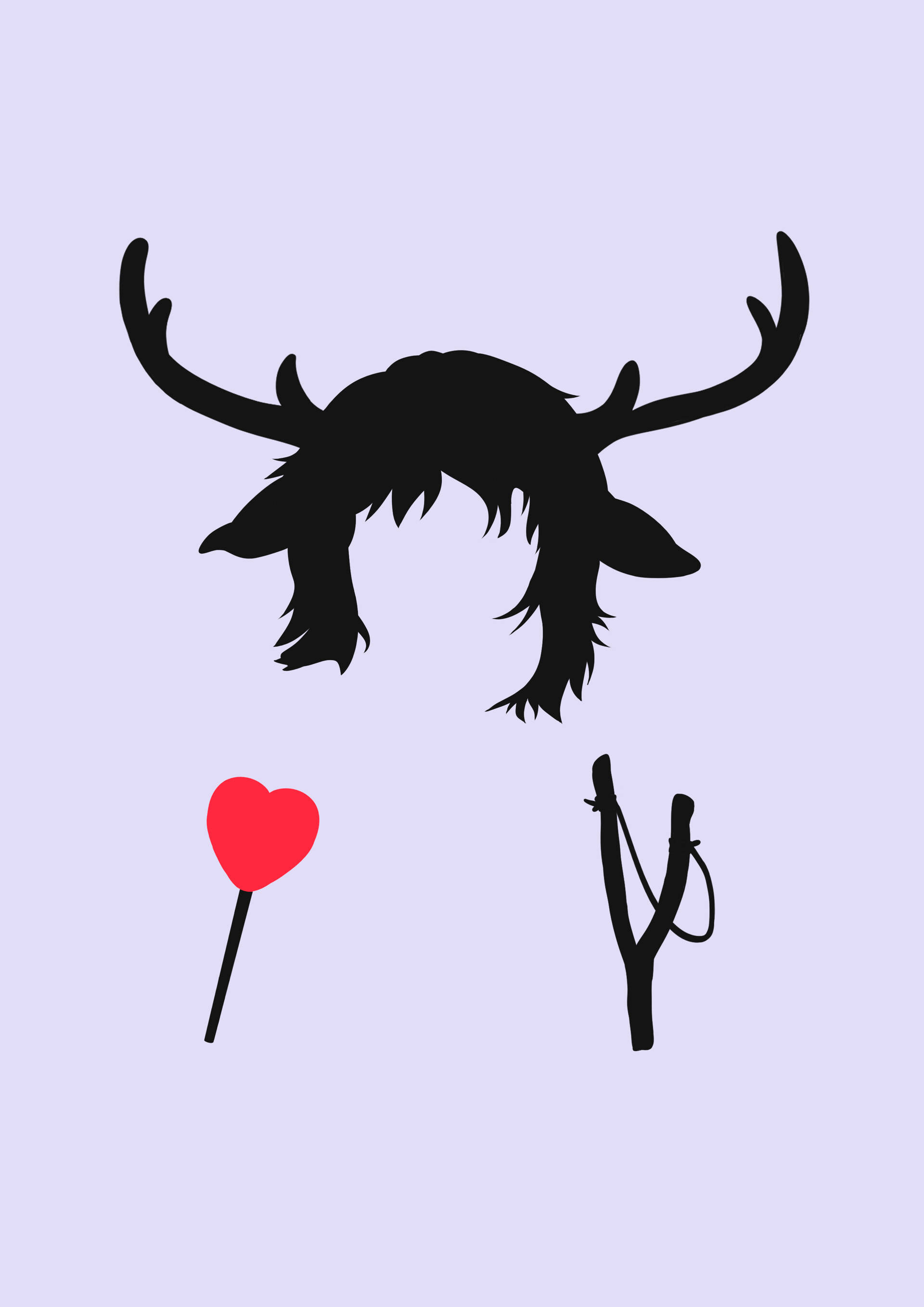 Minimalist Sanat Gus Sweet Tooth Duvar Kağıdı
