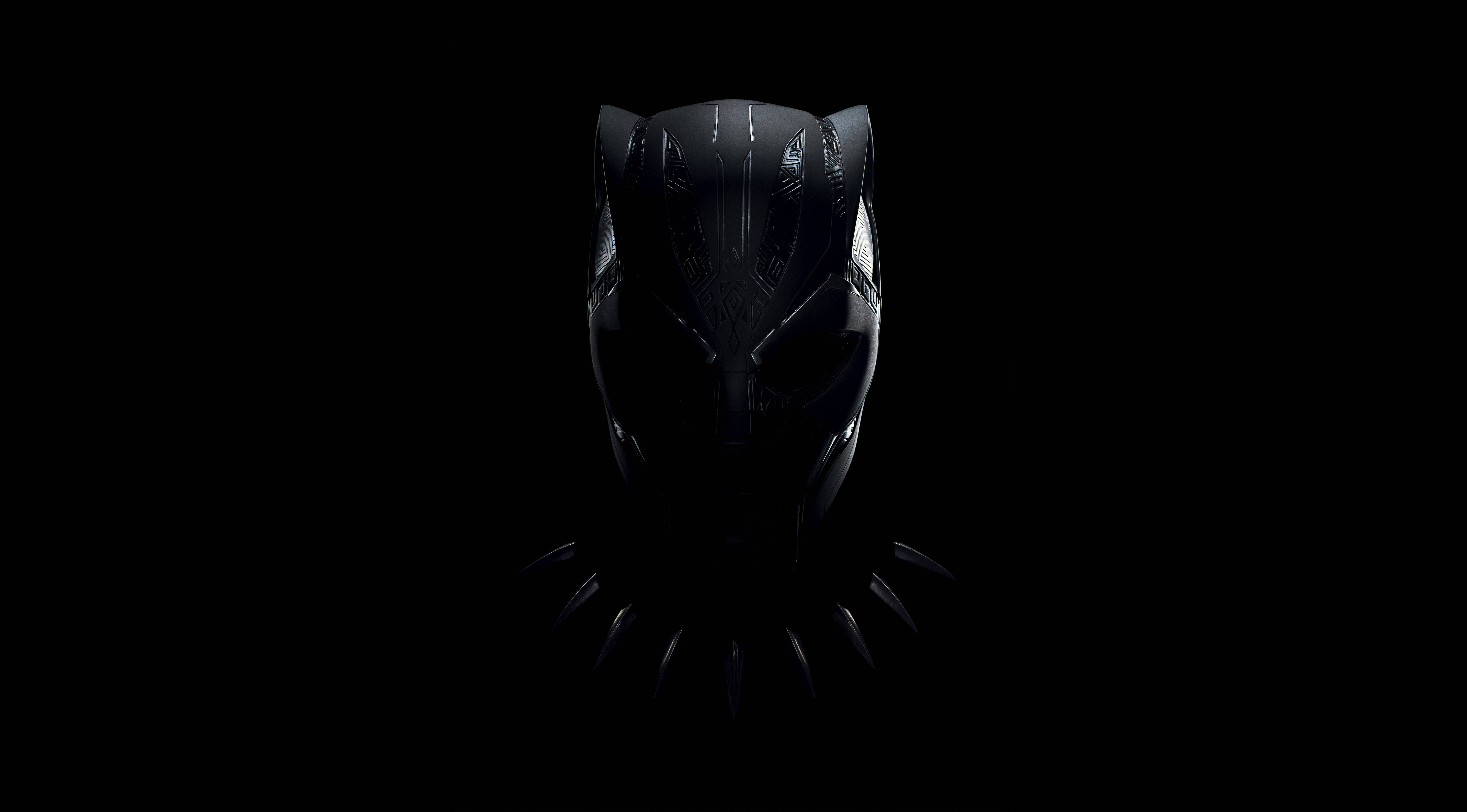Minimalist Siyah Panter 4K Ultra HD Karanlık Duvar Kağıdı