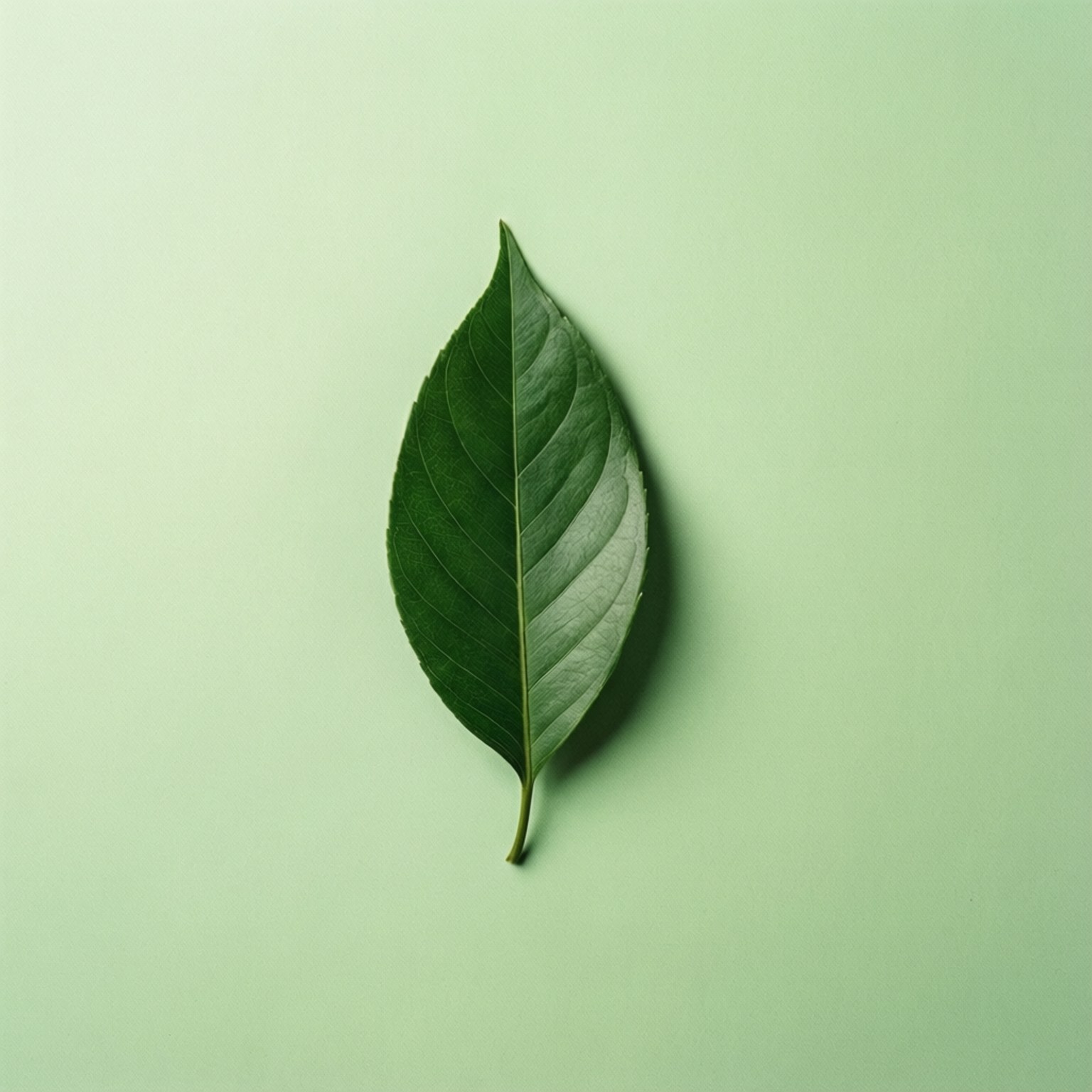 Minimalist Yaprak Duvar Kağıdı