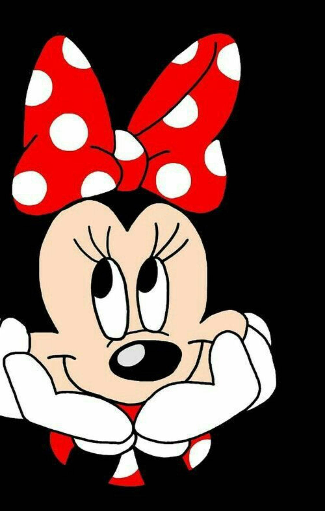 Minnie Mouse Hayallere Dalıyor Duvar Kağıdı