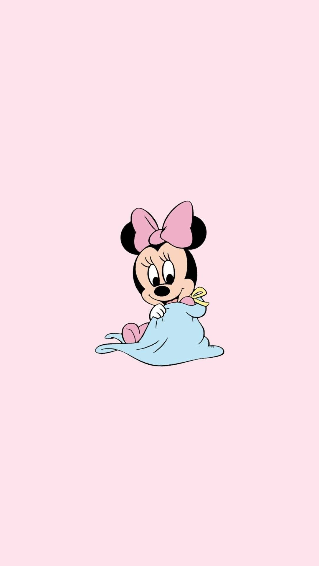 Minnie Mouse Sevimli iPhone Duvar Kağıdı