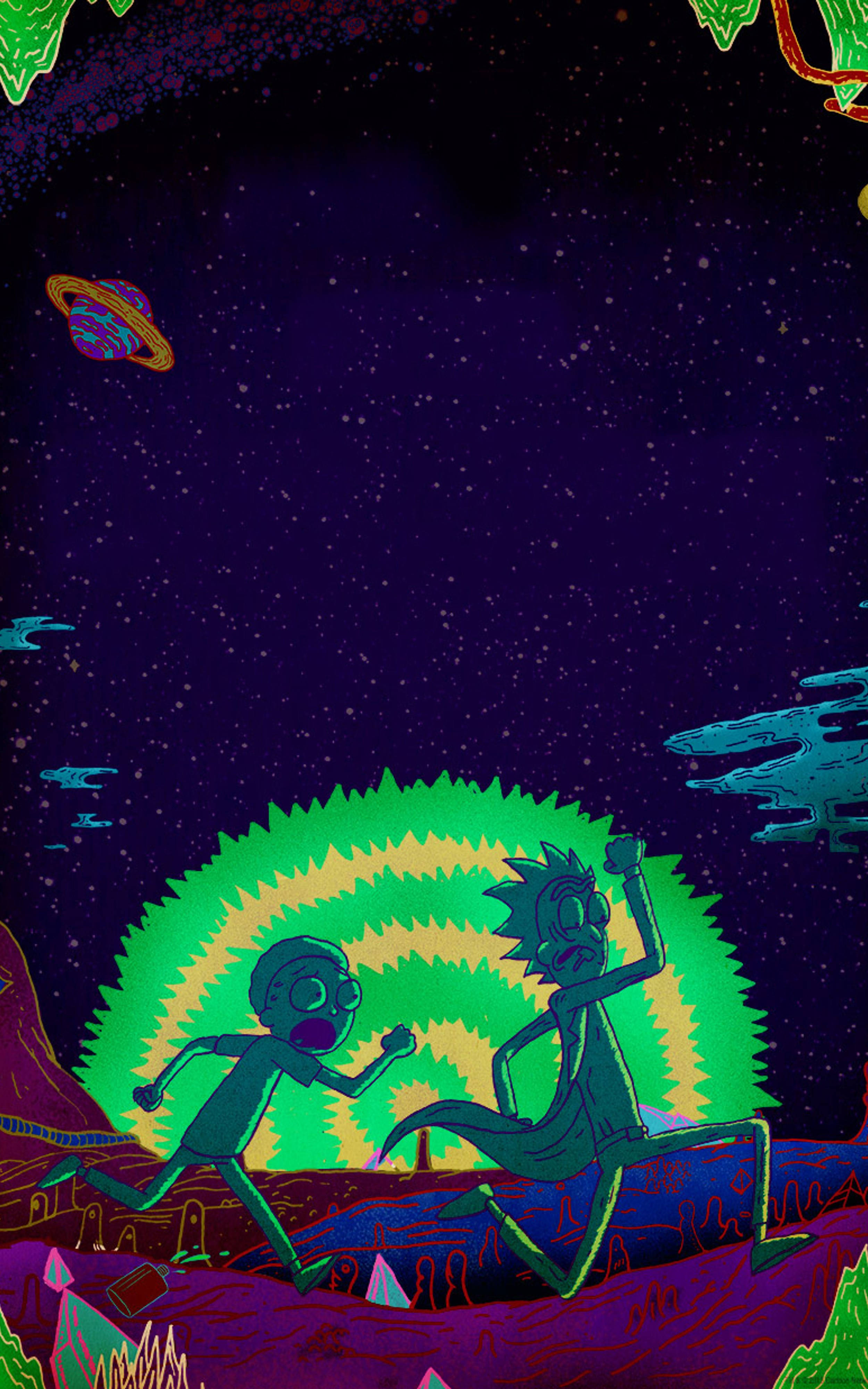 Mobil Rick and Morty Duvar Kağıdı