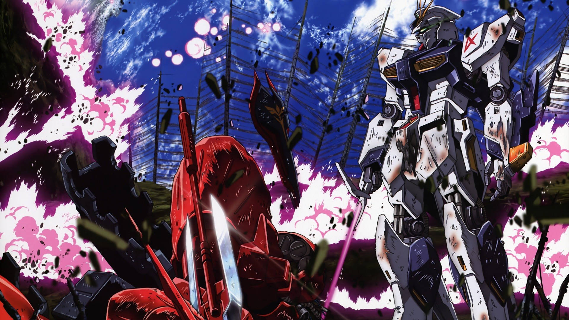 Mobil Zırh Gundam Ölümcül Savaş Duvar Kağıdı