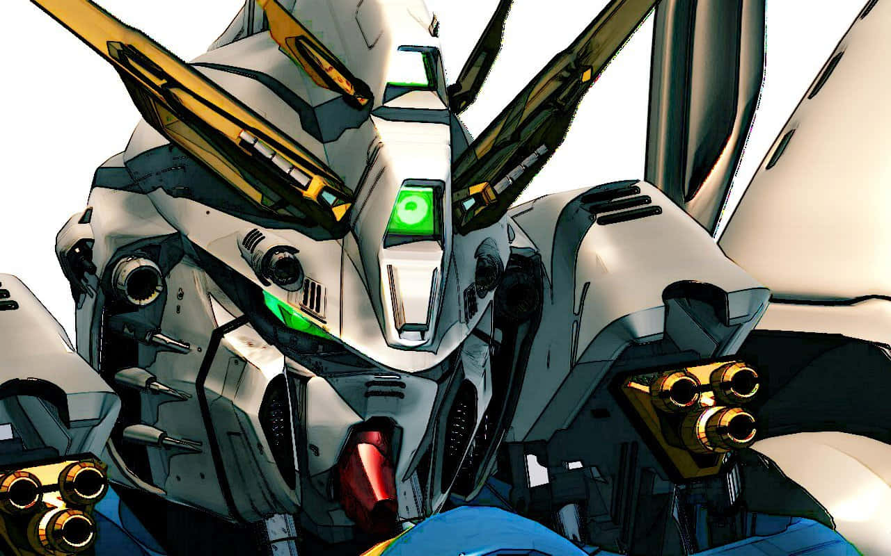 Mobile Suit Gundam, bilimkurgu ve mecha animelerinin ikonik sembolü Duvar Kağıdı