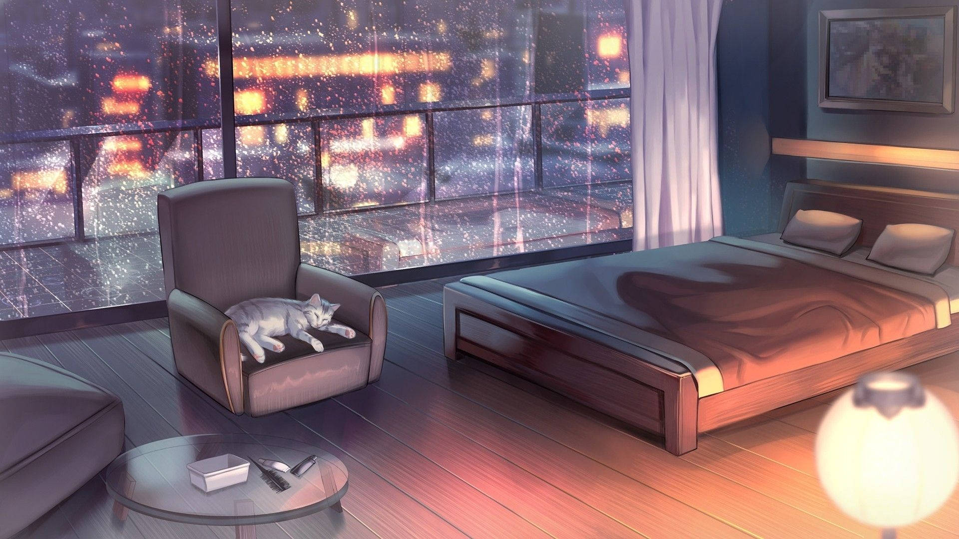 Modern Anime Odası Duvar Kağıdı