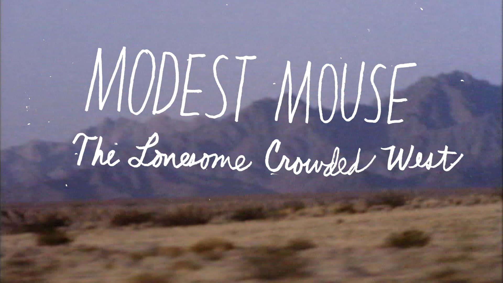 Modest Mouse albümü - The Lonesome Crowded West'e odaklanma Duvar Kağıdı