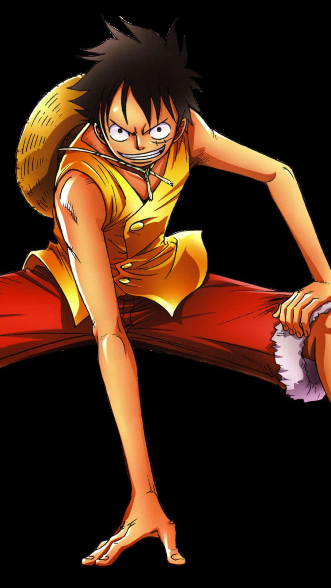 Monkey D Luffy, Büyük Hat'a yelken açmaya hazır. Duvar Kağıdı