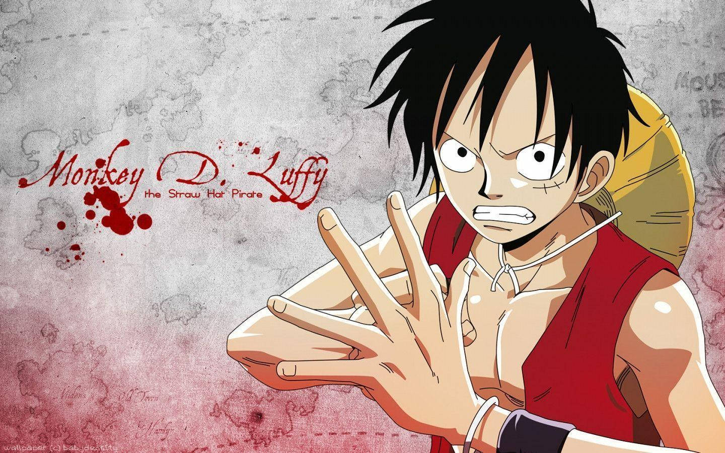 Monkey D Luffy Kızgın Duvar Kağıdı