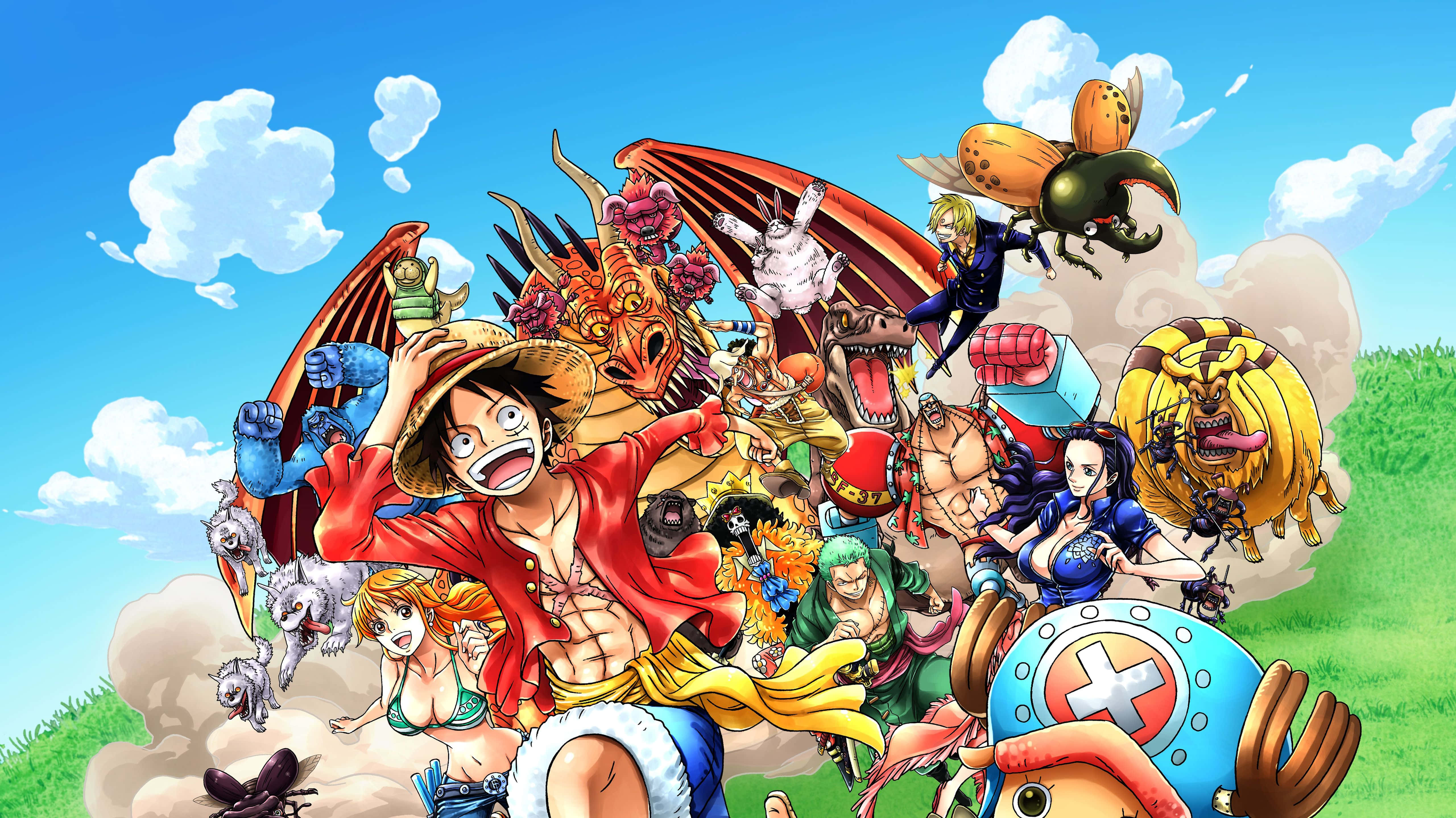 Monkey D. Luffy'nin Destansı Macerasına Katıl Duvar Kağıdı