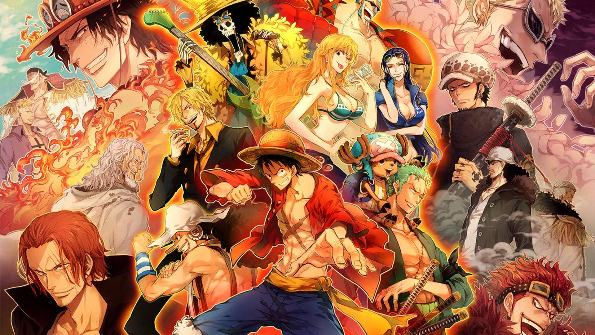 Monkey D. Luffy'nin Destansı Savaşı Duvar Kağıdı
