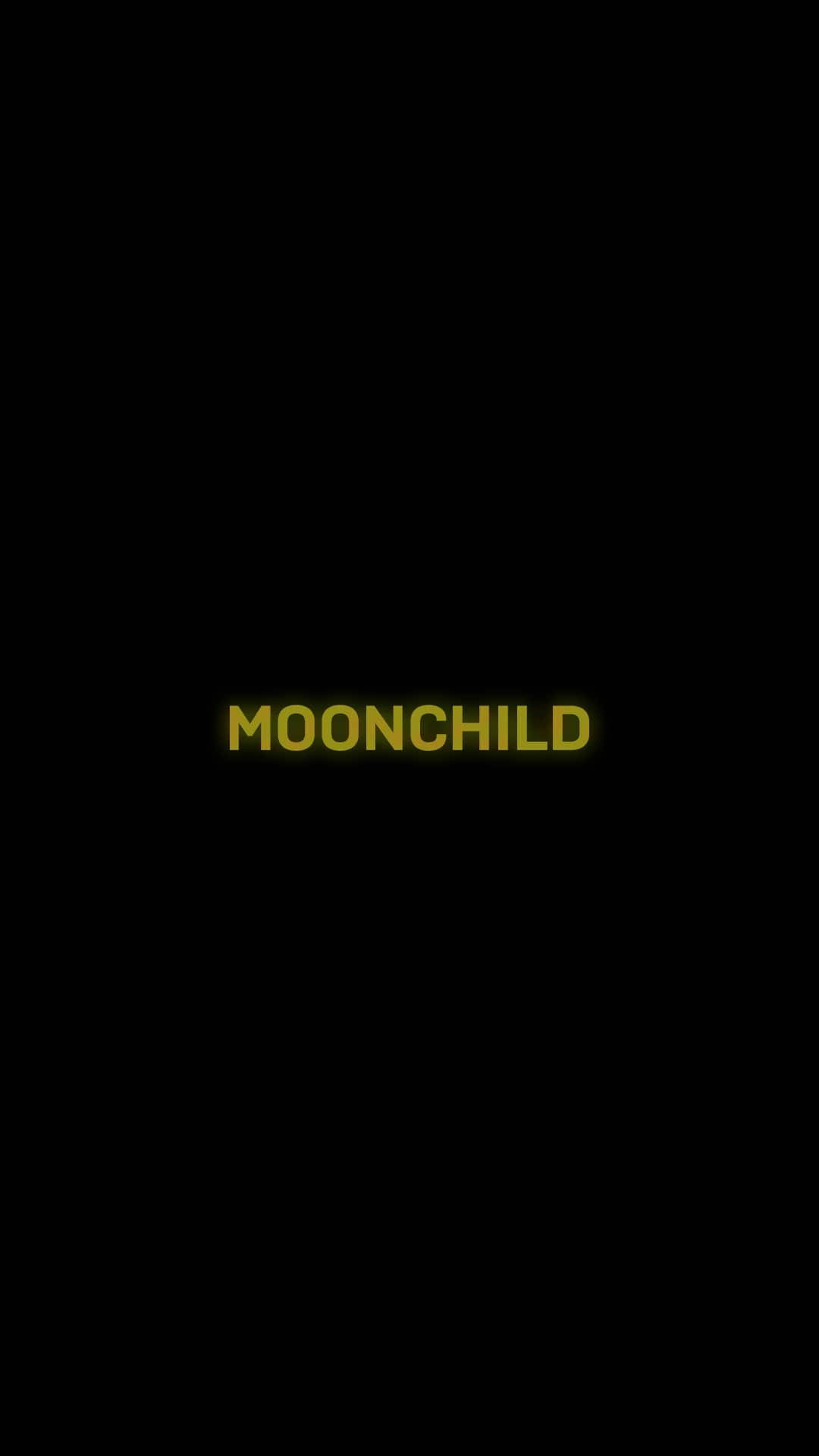 Moonchild BTS Siyah Estetik Duvar Kağıdı