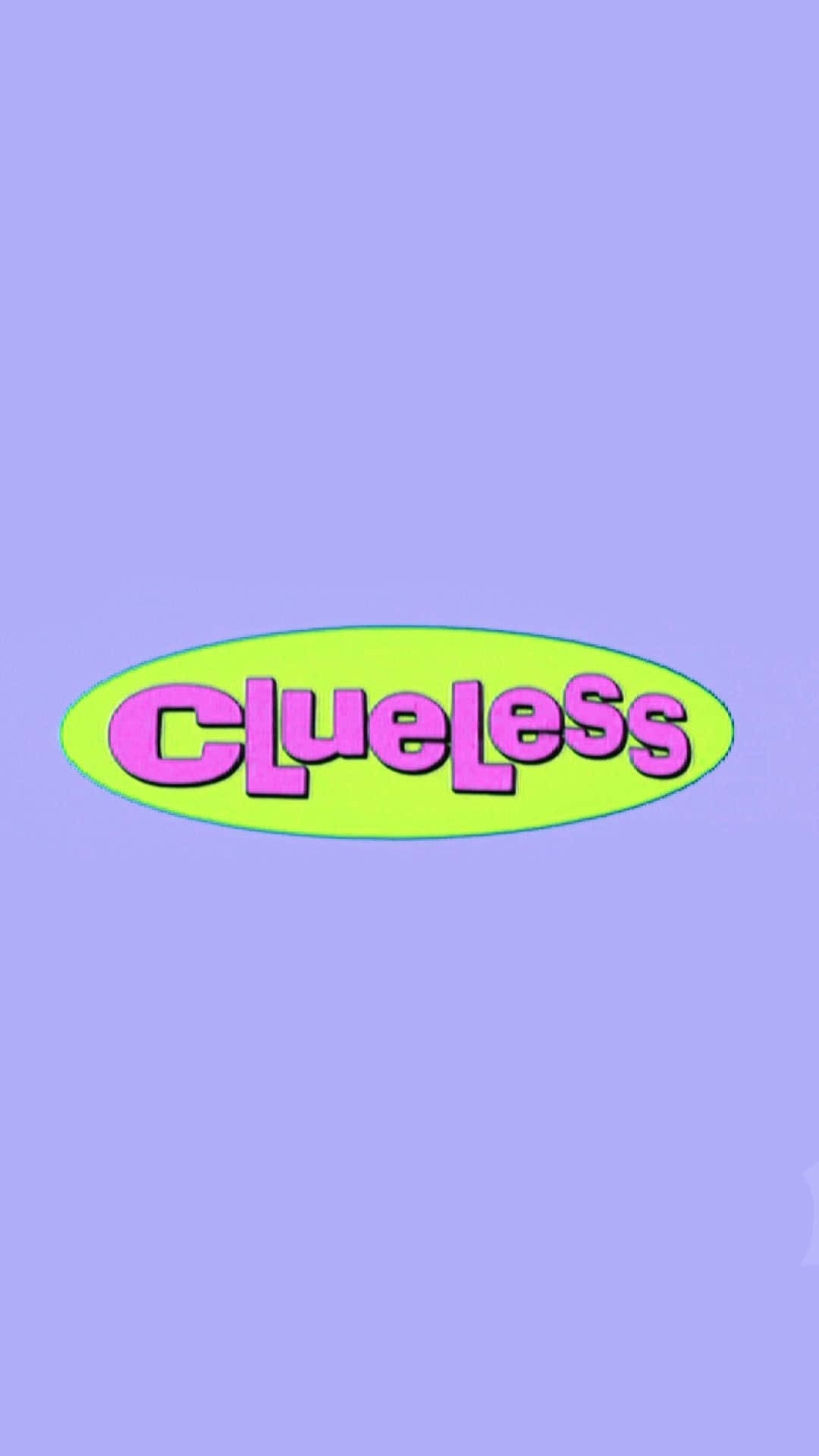 Mor Clueless 90'lar Y2k Estetiği Duvar Kağıdı