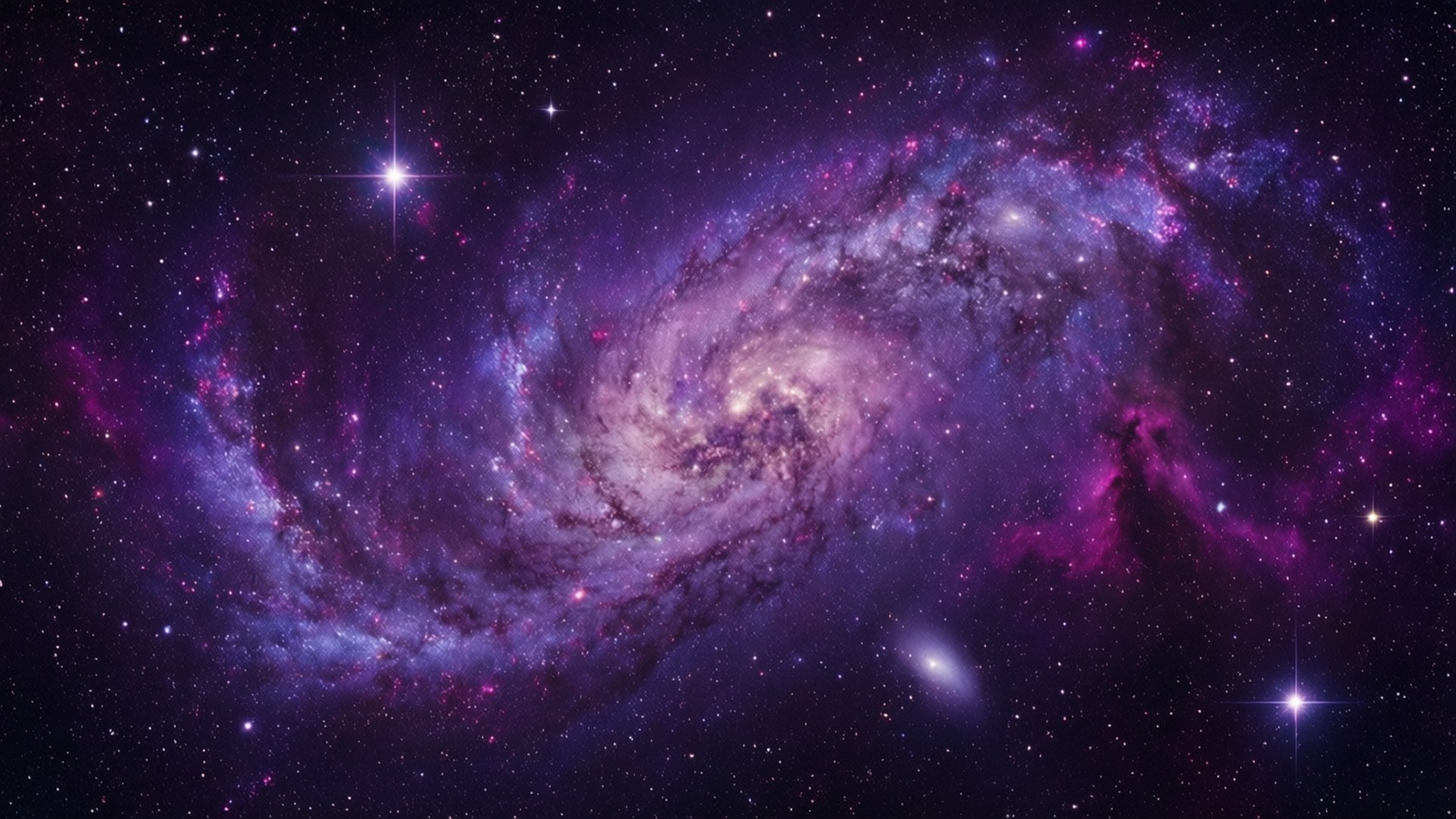 Mor Galaksi Nebulası Duvar Kağıdı